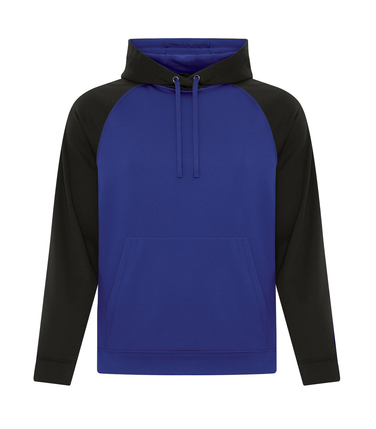 ATC F2037, Game Day Fleece Two Tone Hoodie, True Royal/Black