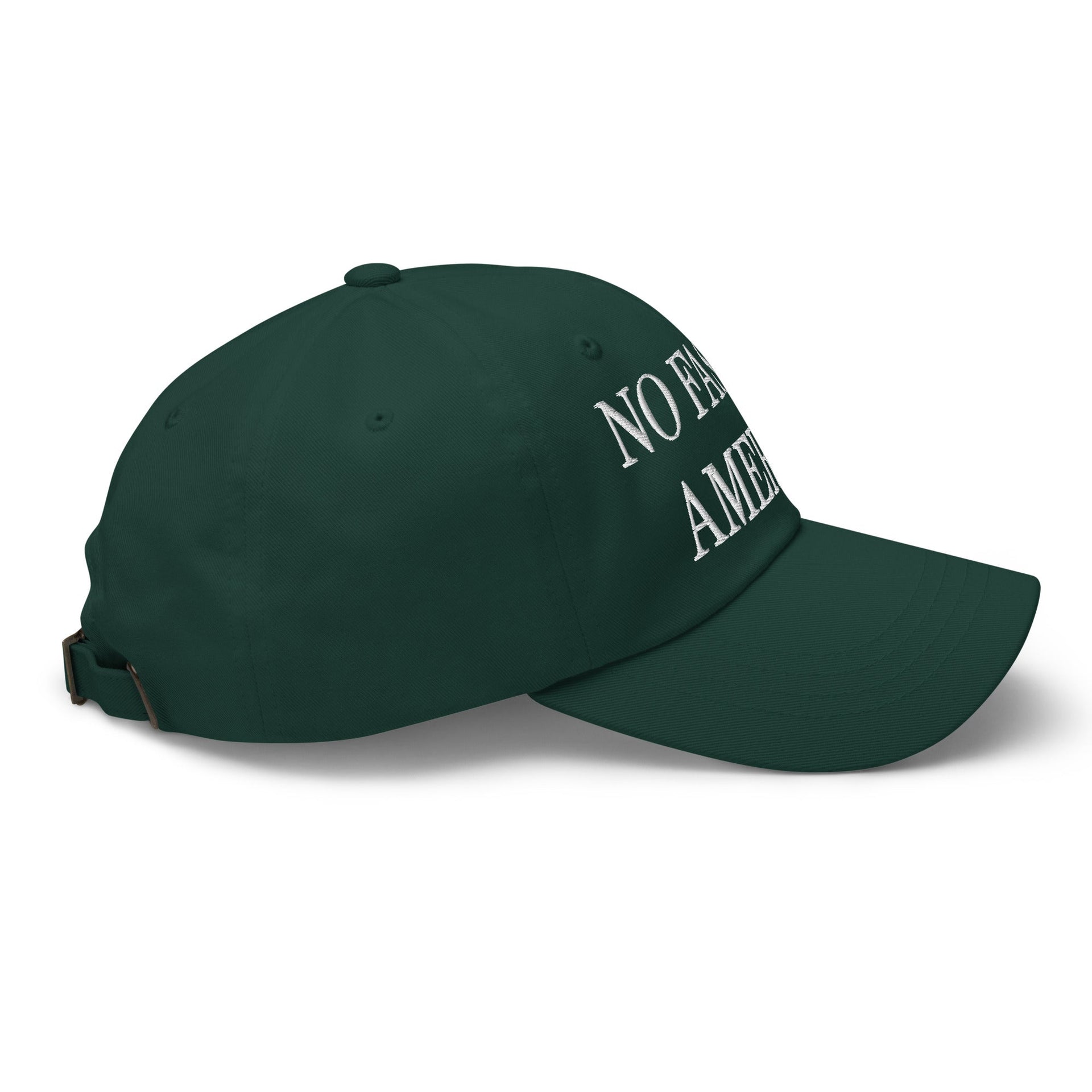 No Fascist America Embroidered Unstructured Dad Hat Capital Crowns Dad Hats Liberal