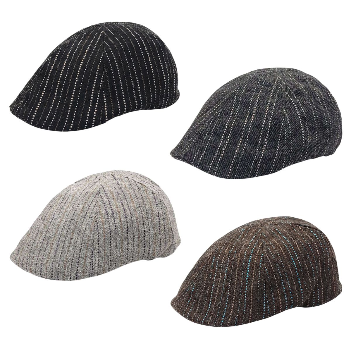 Fashion Ivy - JA7846, Dotted Stripes, Multi-Coloured, S/M & M/L Fashion Hat