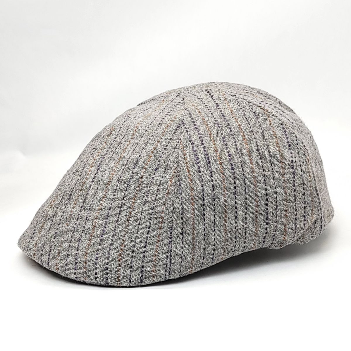 Fashion Ivy - JA7846, Dotted Stripes, Multi-Coloured, S/M & M/L Grey Fashion Hat