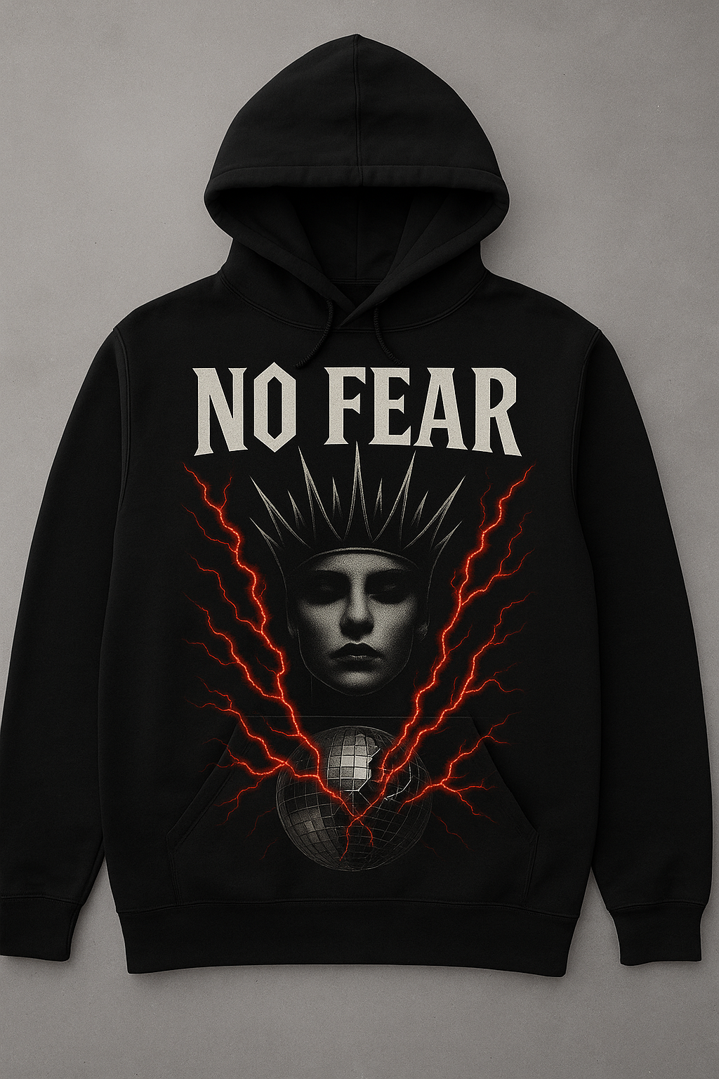 NO FEAR – Gaga Fanfare Tribute Hoodie (Mayhem Era Inspired) Black fanfare Gaga True North Fanfare