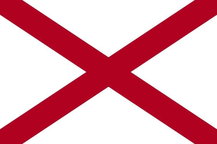 Flag of Alabama - Available in Multiple Sizes Alabama made in canada rebel TSP Flags usa flag