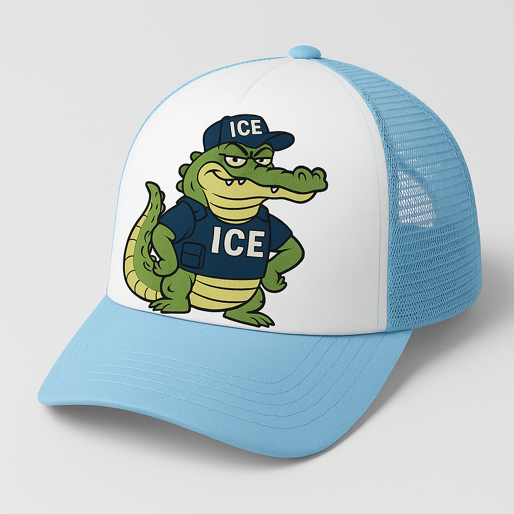 Florida ICE Patrol Alligator Trucker Cap daily dollar