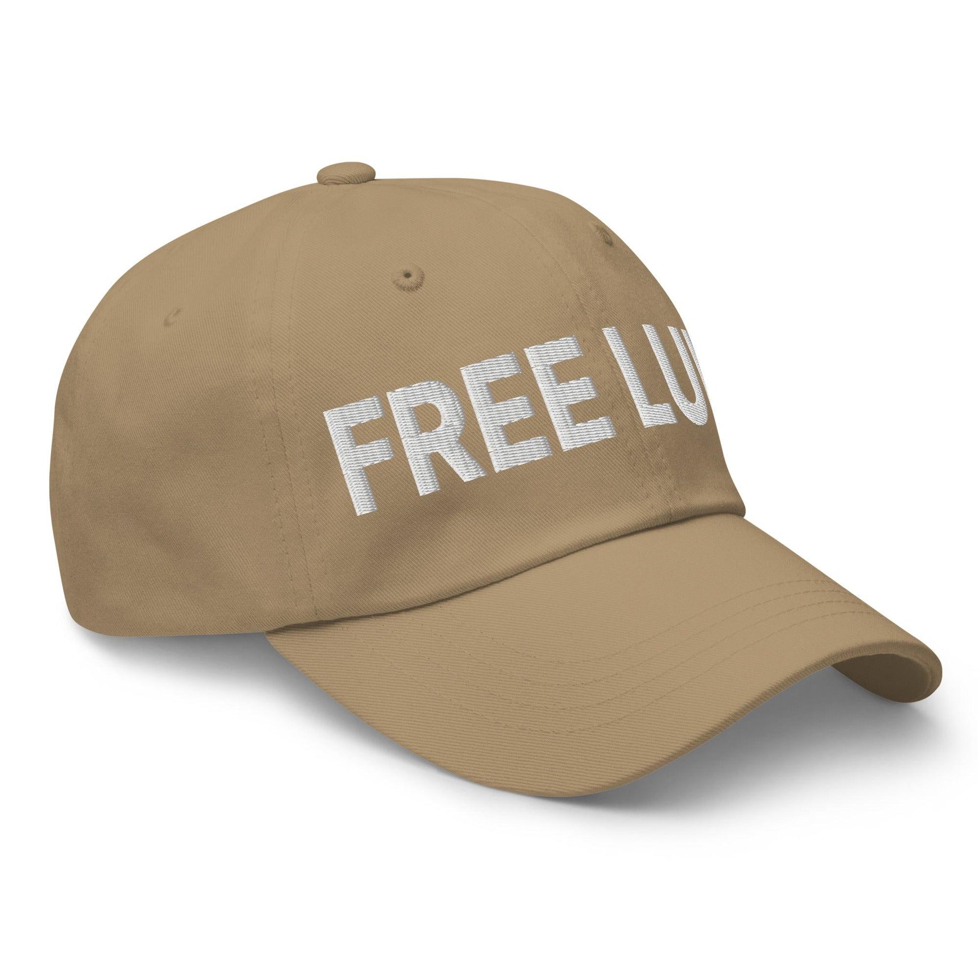 Free Luigi Mangione Embroidered Dad Hat Capital Crowns Dad Hats Funny LADs Luigi Luigi Apparel luigi mangione
