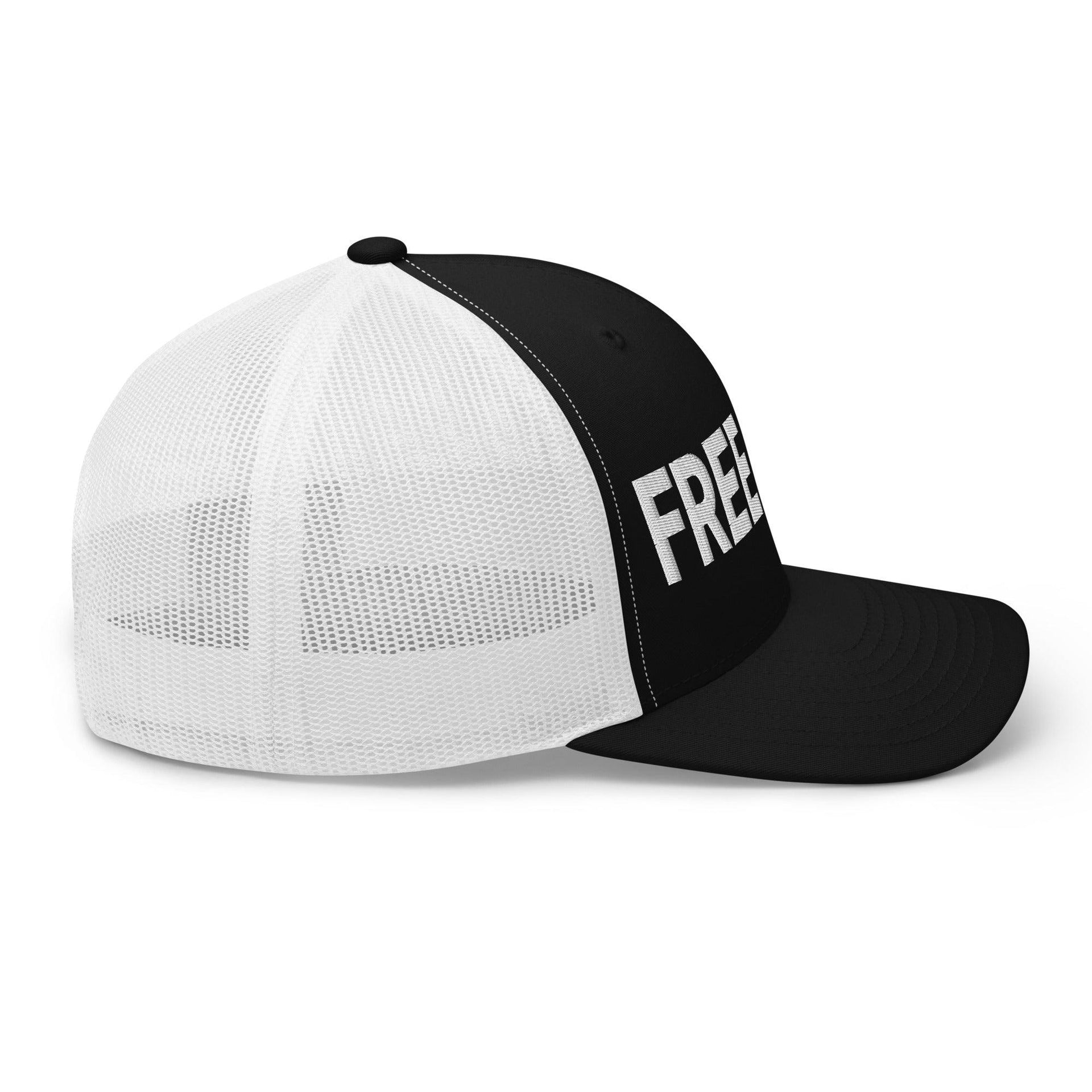 Free Luigi Mangione Embroidered Mesh Trucker Hat Capital Crowns Funny LADs Luigi Luigi Apparel luigi mangione Trucker Hats