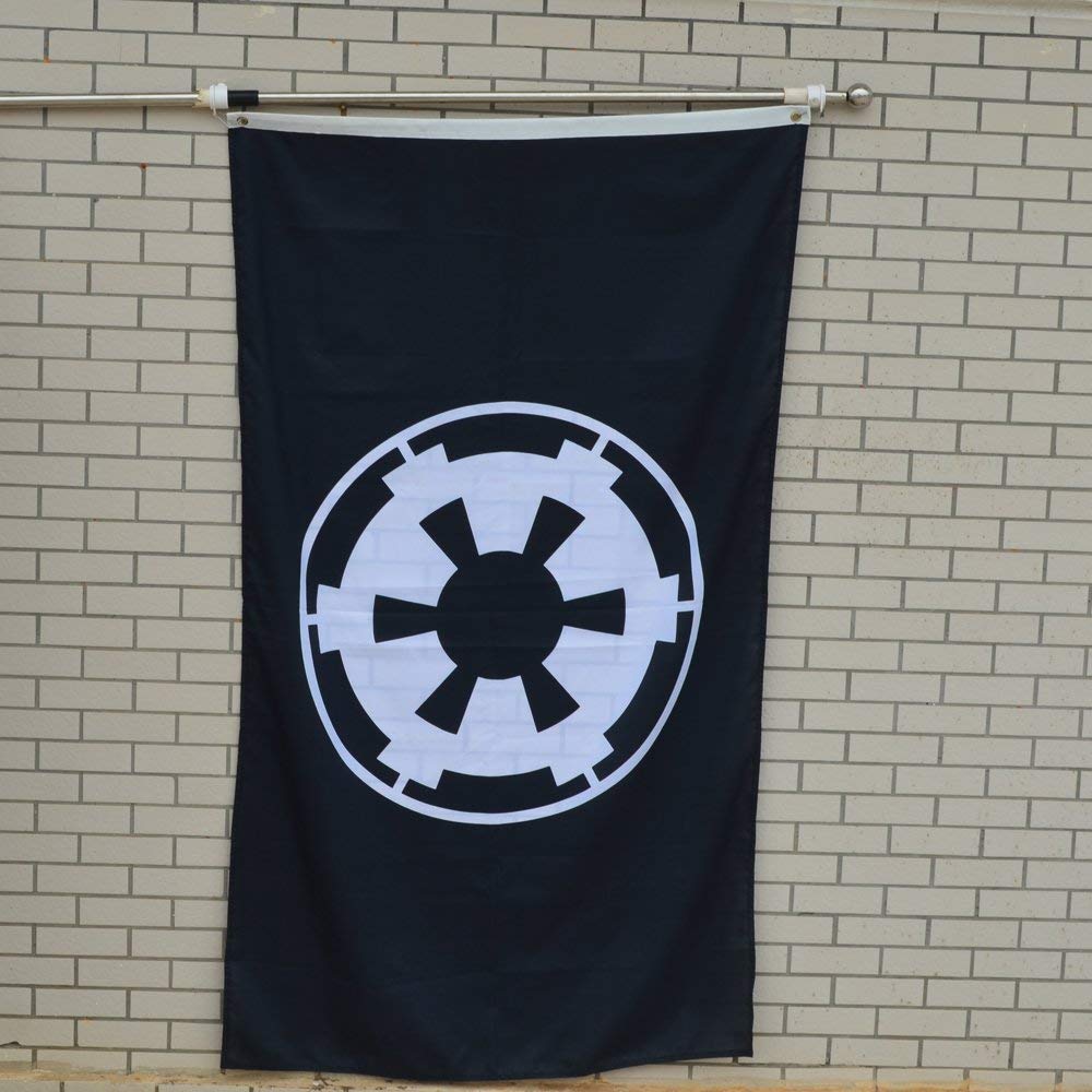 Galactic Empire Black Flag – Available in Multiple Sizes Empire Flags made in canada Starwars TSP Flags