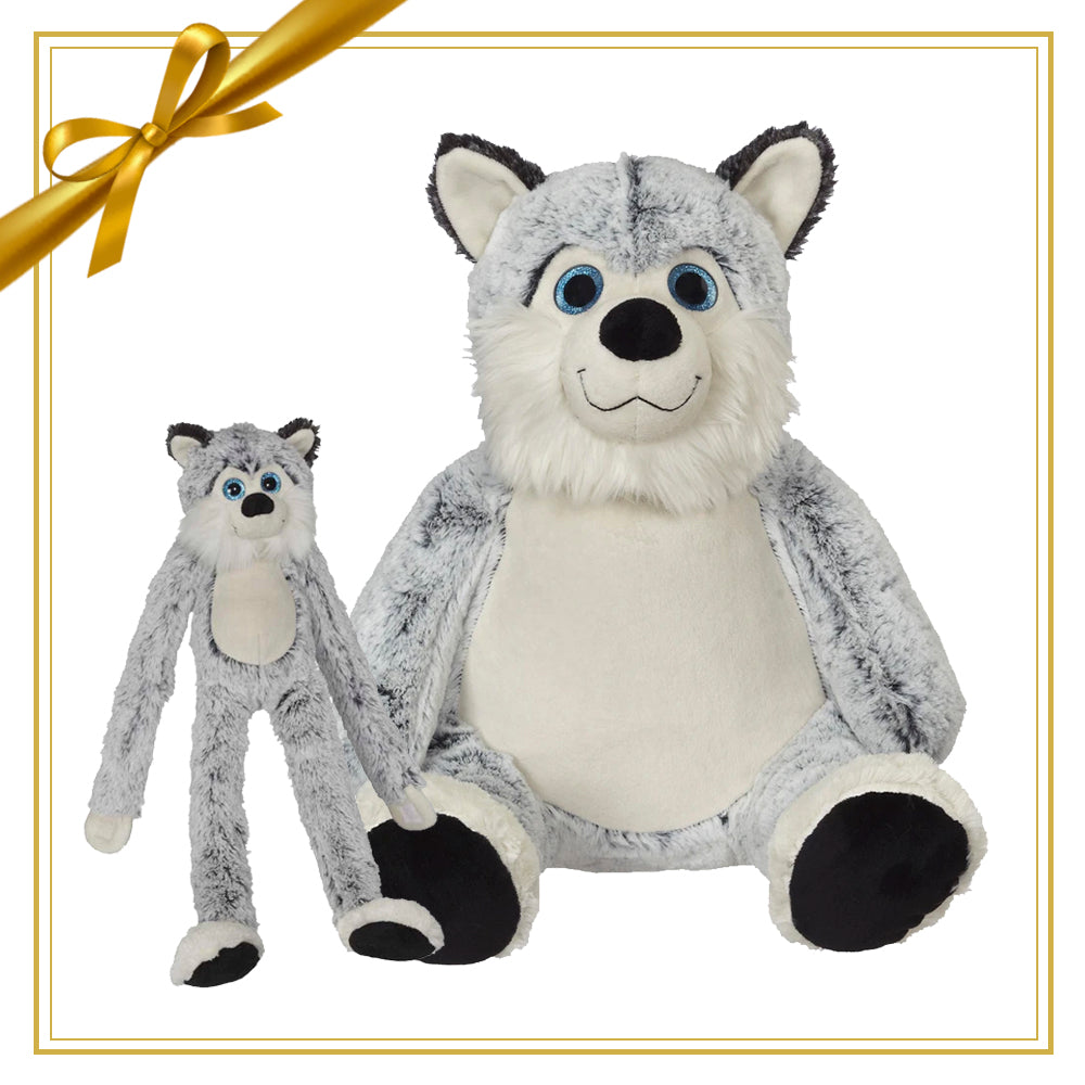 Gift Set - Horatio Husky Buddy & Mini Plush Gift Set husky long legs