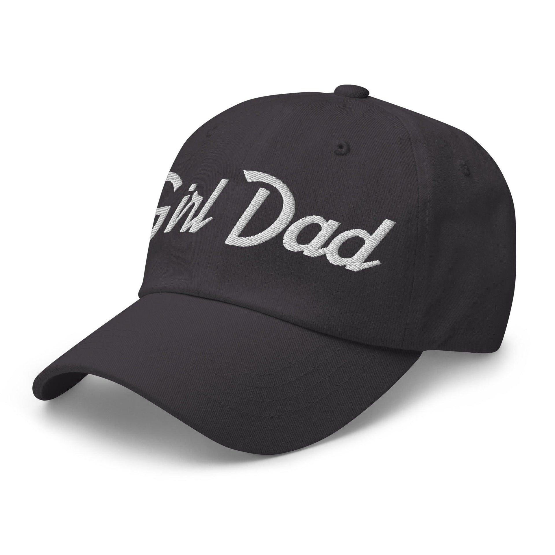 Girl Dad Vintage Sports Script Embroidered Dad Hat Capital Crowns Dad Hats Funny