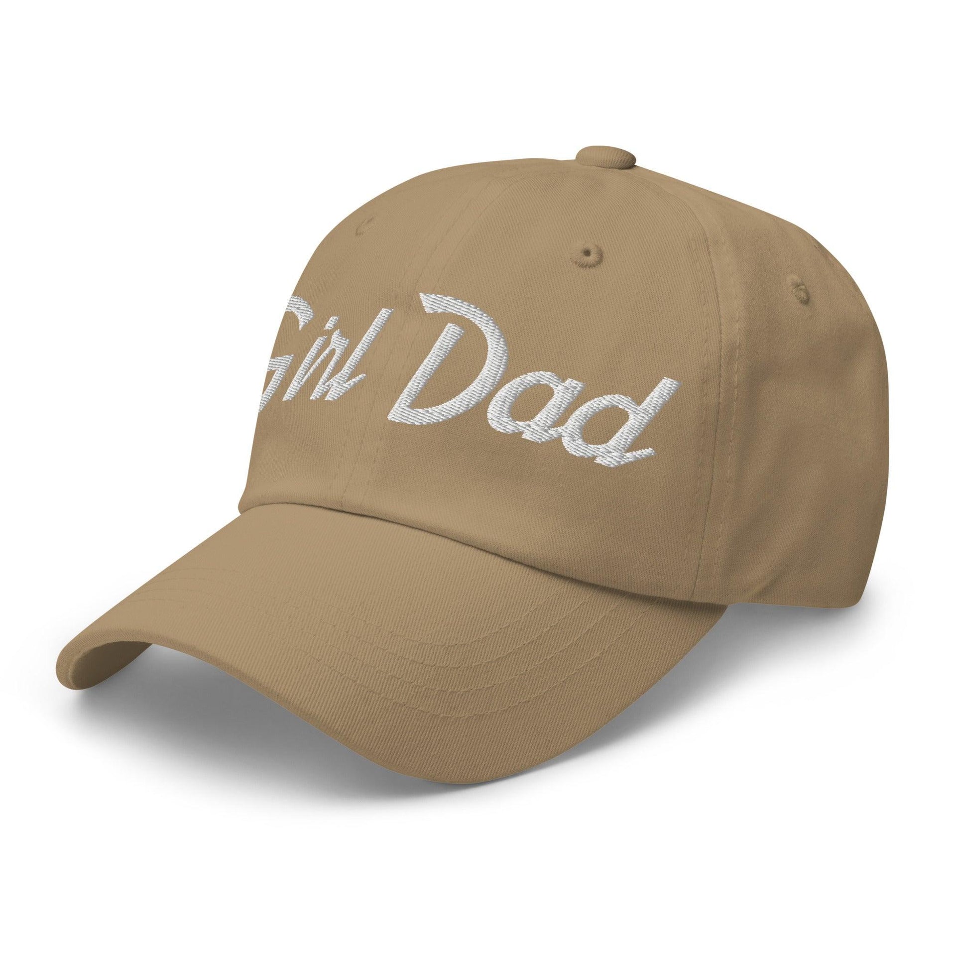 Girl Dad Vintage Sports Script Embroidered Dad Hat Capital Crowns Dad Hats Funny