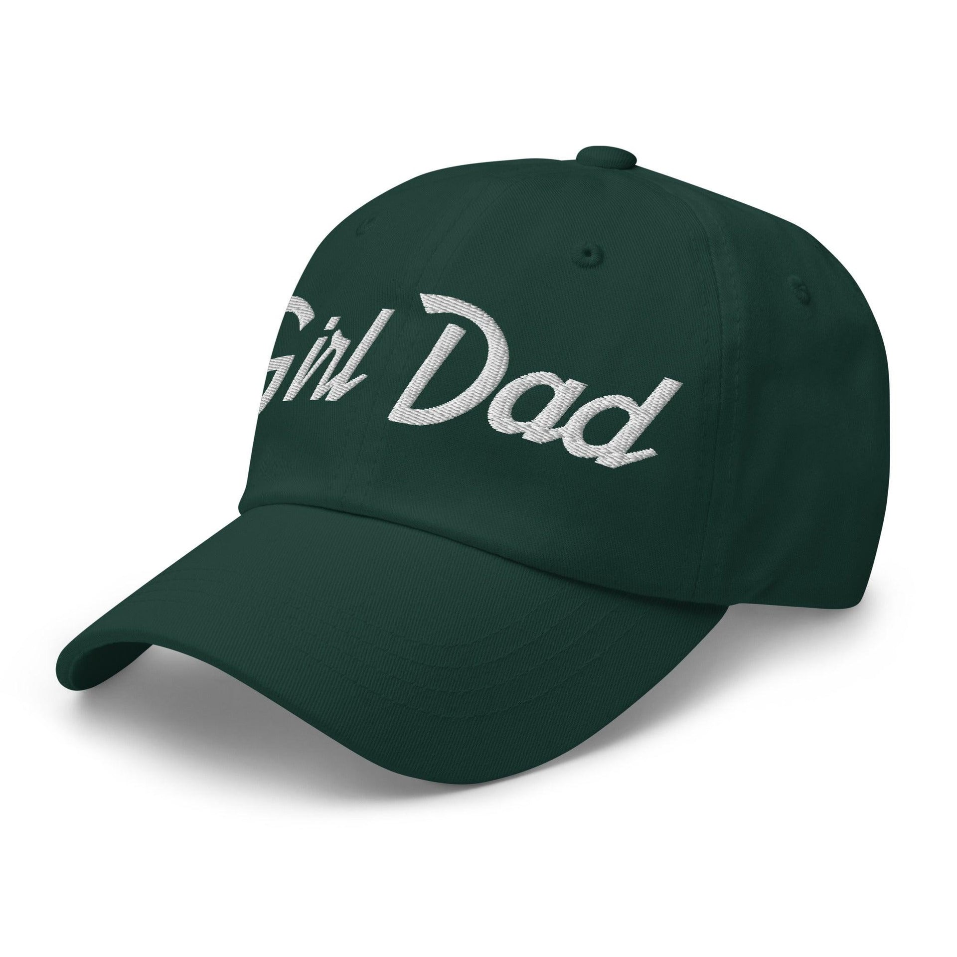 Girl Dad Vintage Sports Script Embroidered Dad Hat Capital Crowns Dad Hats Funny