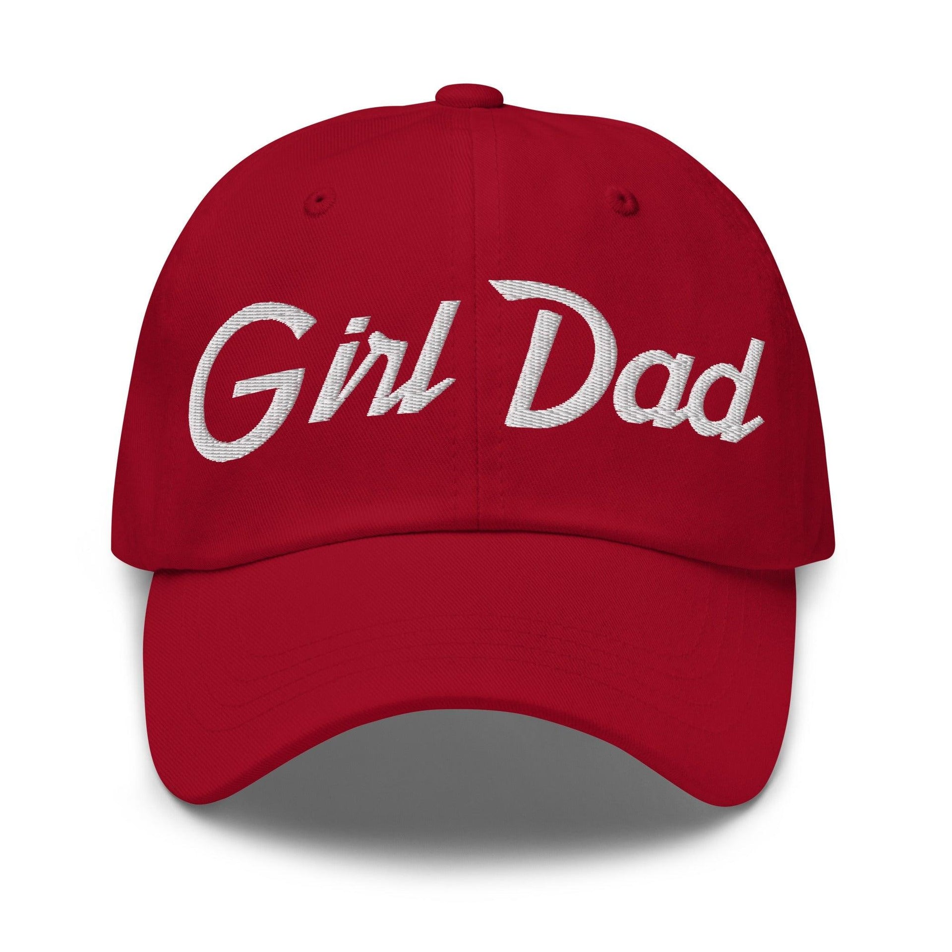 Girl Dad Vintage Sports Script Embroidered Dad Hat Cranberry Capital Crowns Dad Hats Funny