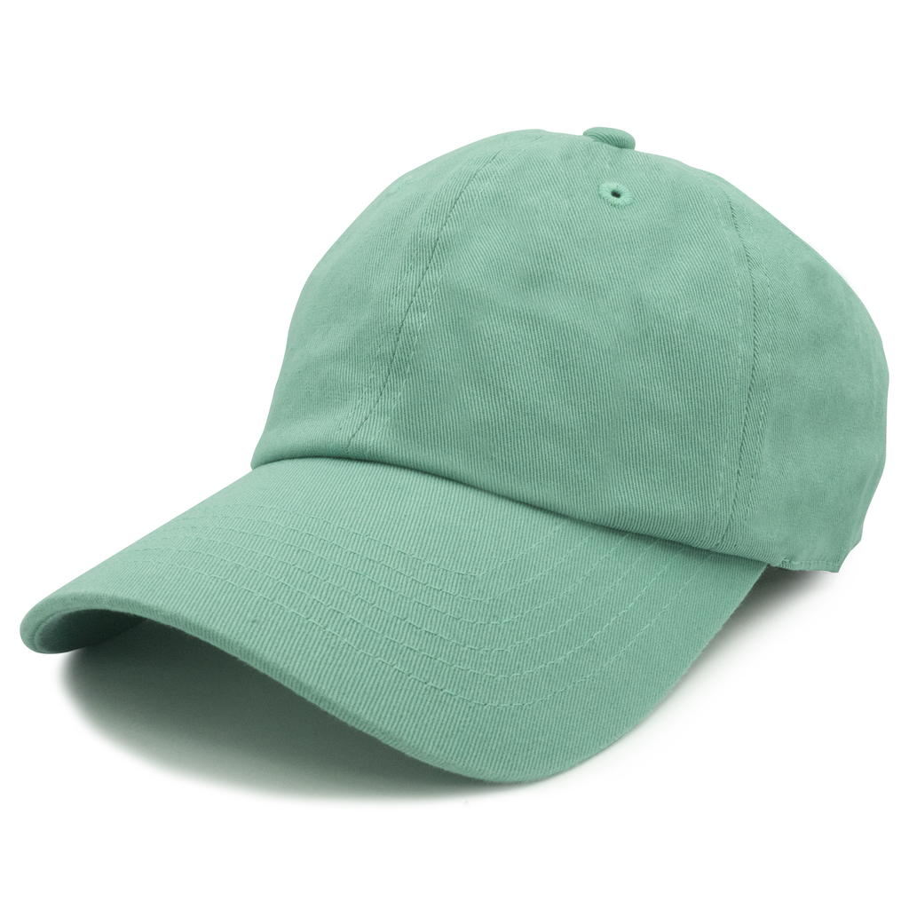 GN - 1004 - Washed Cotton Dad Cap Dark Mint / One size HATS