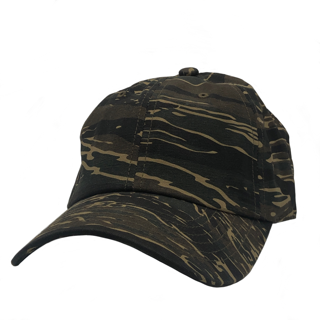 GN - 1004 - Washed Cotton Dad Cap Tiger Camo / One size HATS
