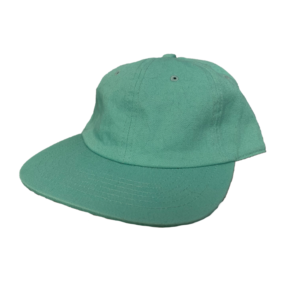 GN-1004SB - Washed Cotton Flat Bill Cap Dark Mint One Size 1004SB 6 PANELS - UNSTRUCTURED BUCKLE STRAP caps casquette COTTON FLAT hat hats headwear mens NISSI nissi caps