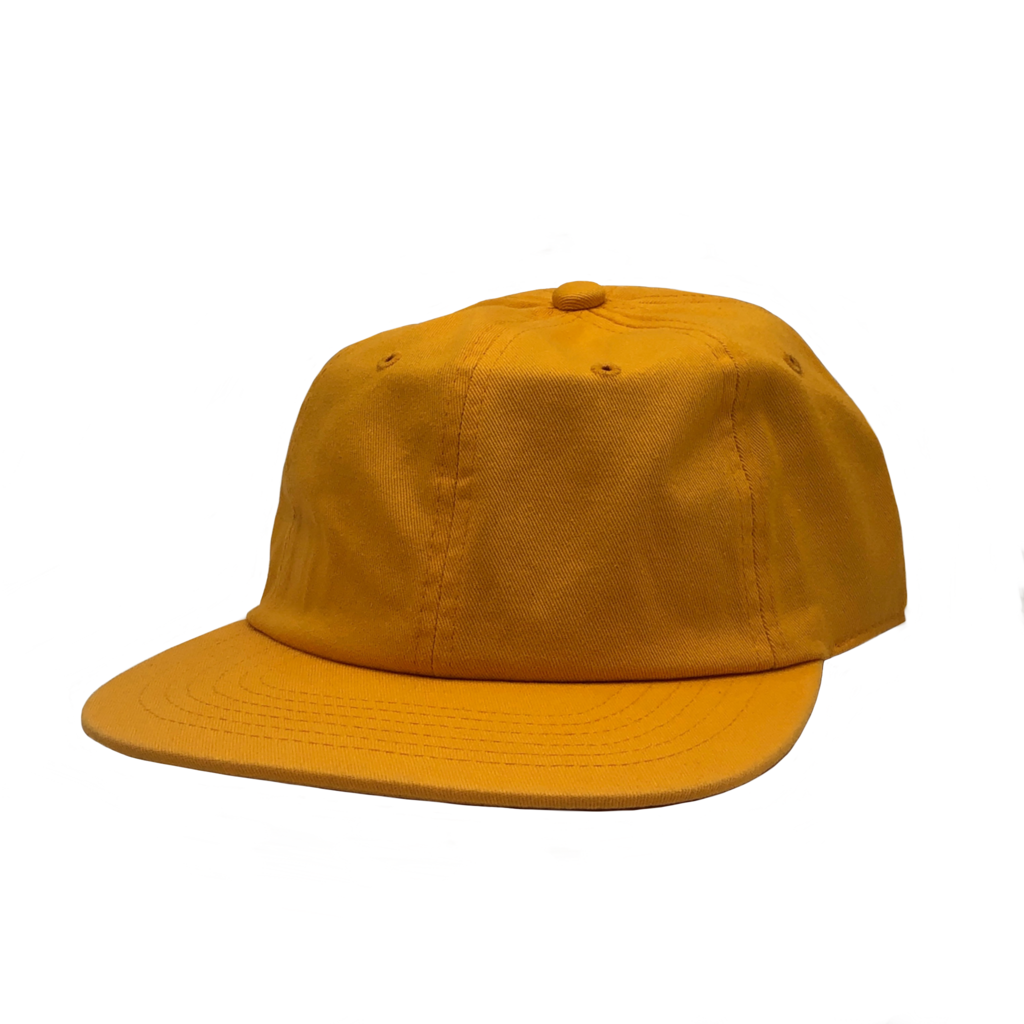 GN-1004SB - Washed Cotton Flat Bill Cap Gold Yellow One Size 1004SB 6 PANELS 6 PANELS - UNSTRUCTURED ADJUSTABLE BUCKLE BUCKLE STRAP casquette COTTON FLAT hat hats headwear low profile mens NISSI nissi caps UNISEX UNSTRUCTURED