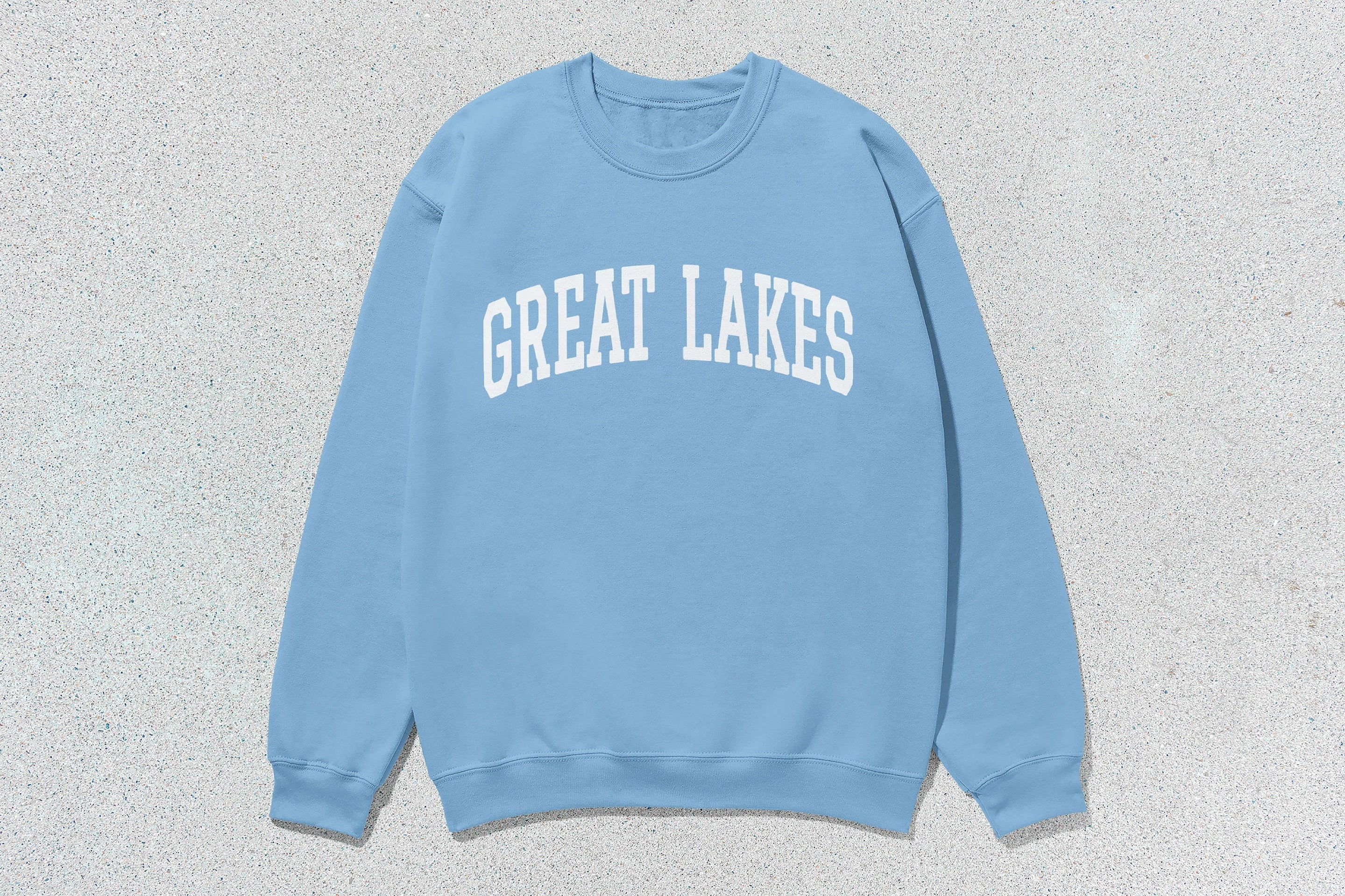 Great Lakes - Unisex Heavy Blend™ Crewneck Sweatshirt Blue Canada Canadian Great Lakes crewnecks great lakes hoodies sweaters