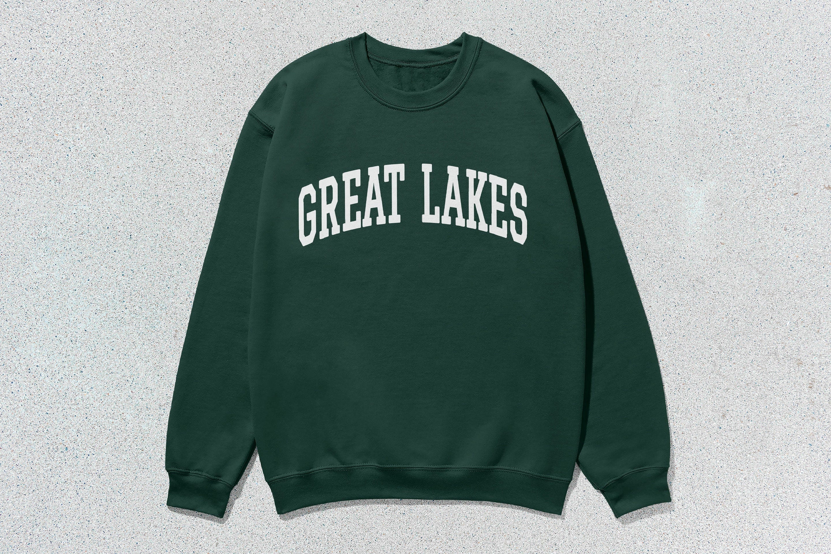 Great Lakes - Unisex Heavy Blend™ Crewneck Sweatshirt Green Canada Canadian Great Lakes crewnecks great lakes hoodies sweaters