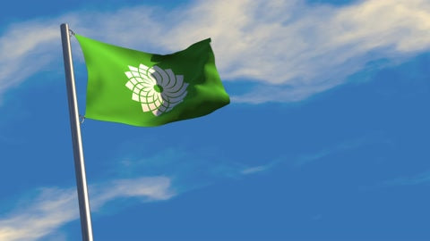 Green Party of Canada Flag Flags made in canada south america TSP Flags