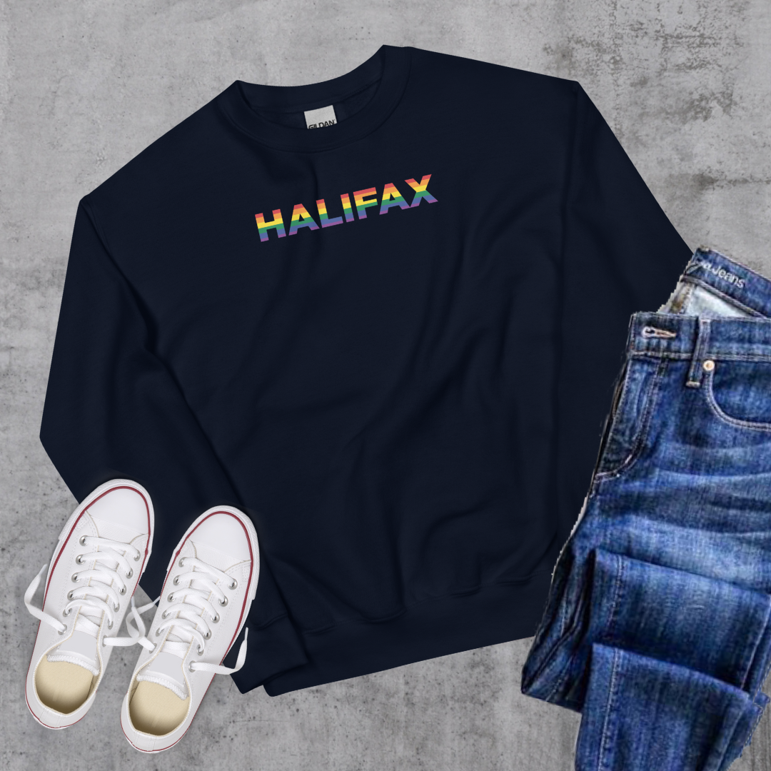 Halifax Pride Crewneck Navy Canadian City Apparel