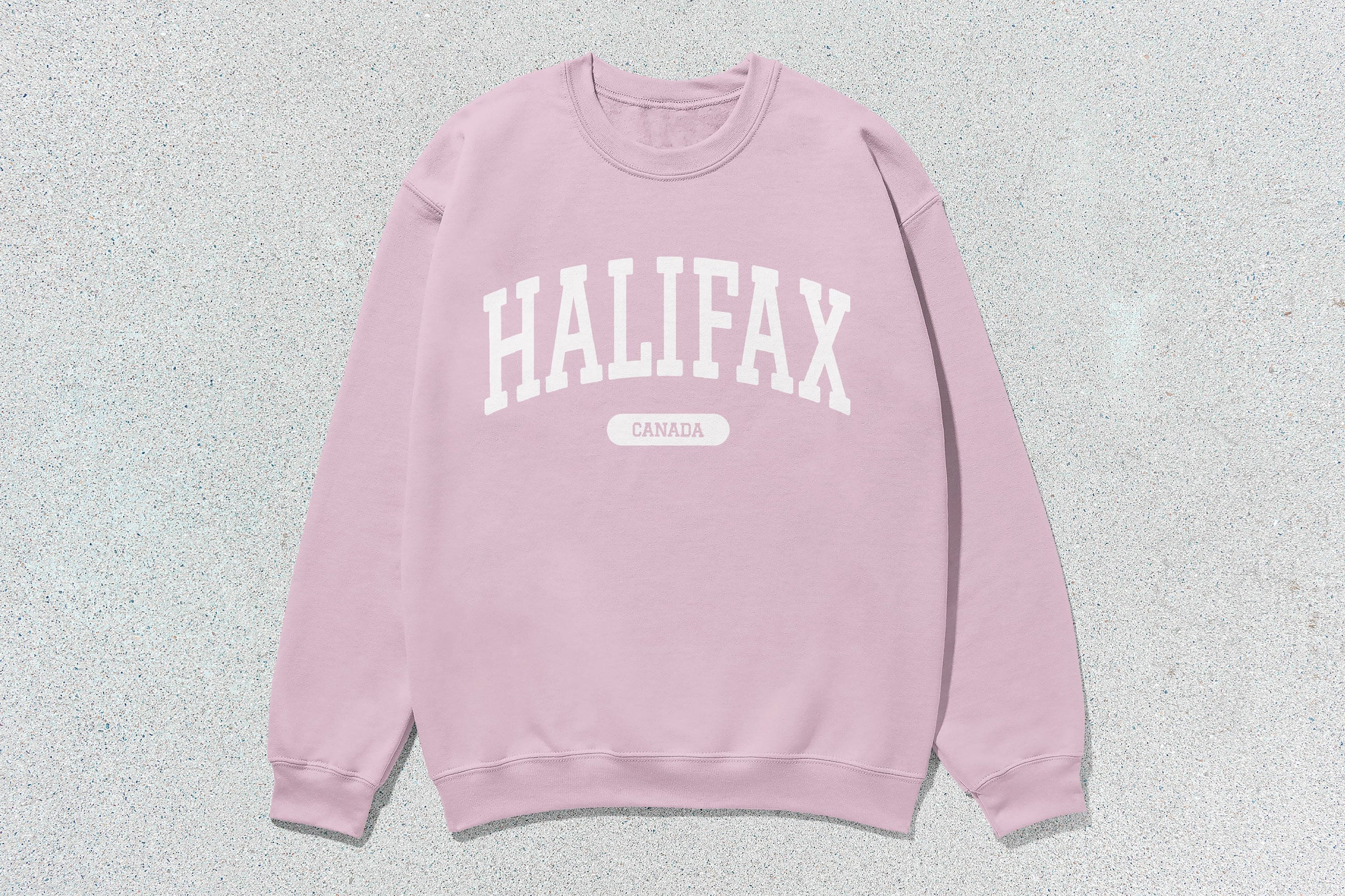 Halifax - Unisex Heavyweight Crewneck Sweatshirt Pink Canada Cities crewnecks hoodies sweaters
