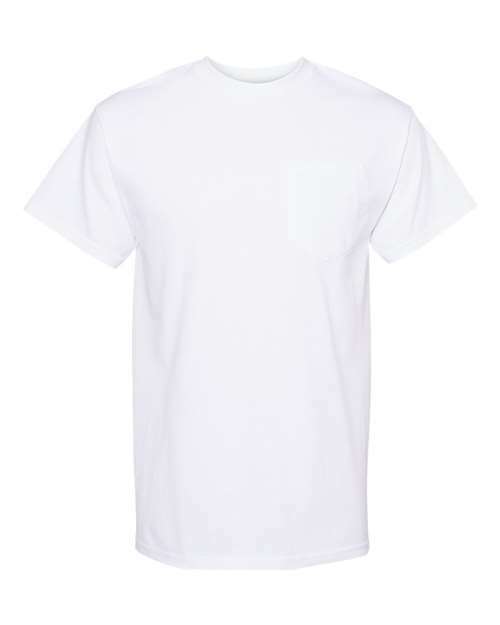 Heavyweight Pocket T-Shirt White ALSTYLE OOS T-Shirts - Premium