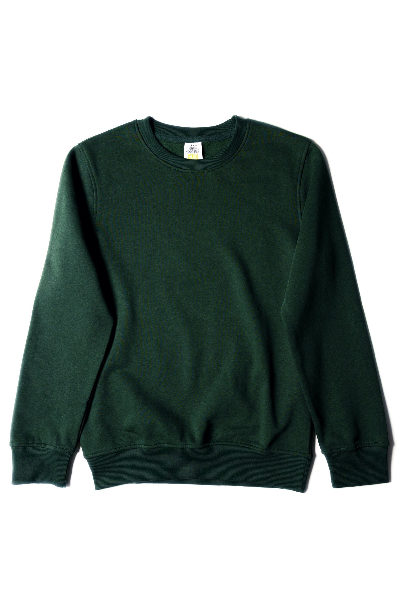 HERO - 1020 Unisex Blank Crewneck Sweatshirt - Forest Green