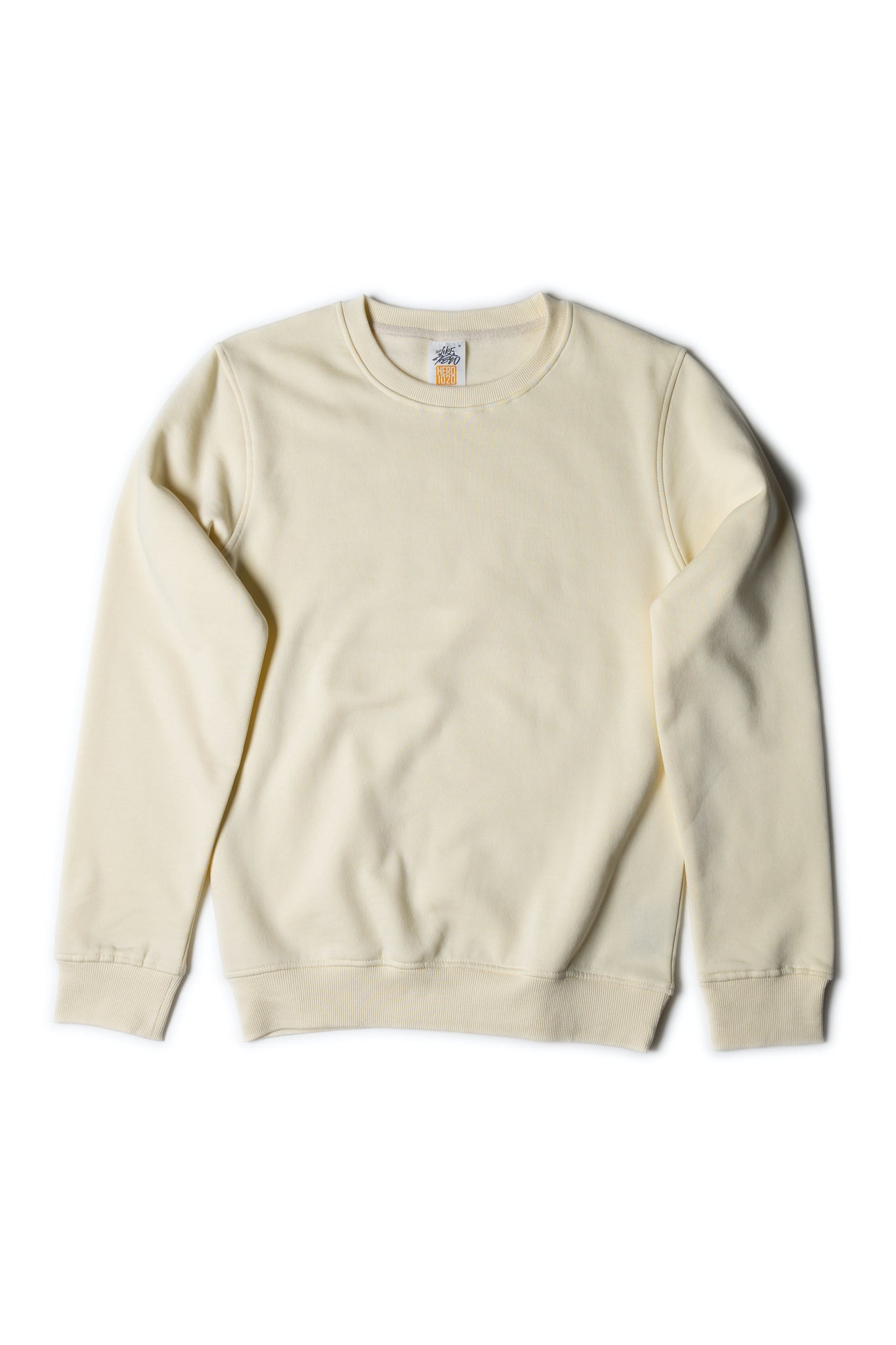 HERO - 1020 Unisex Blank Crewneck Sweatshirt - Ivory