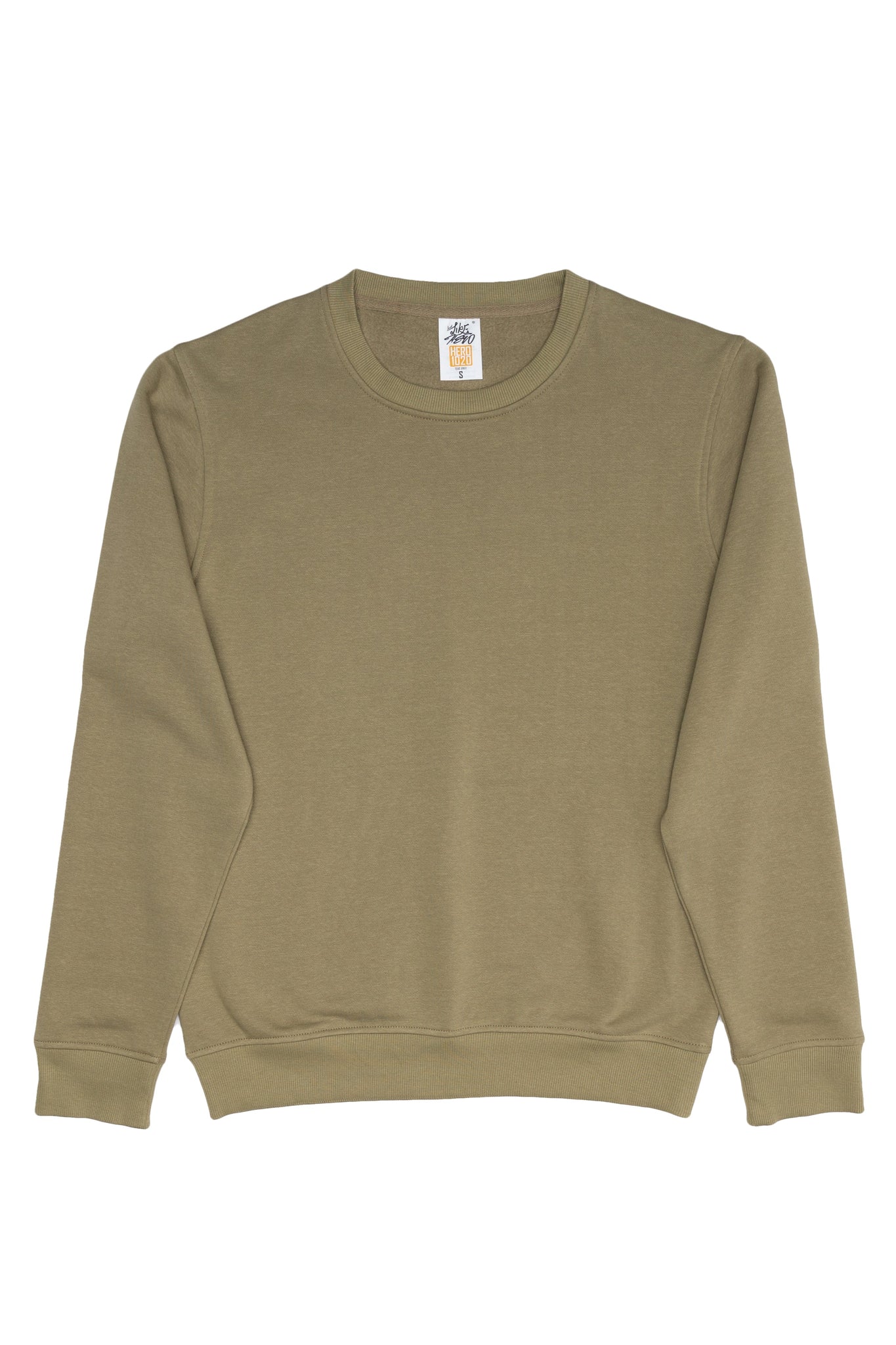 HERO - 1020 Unisex Blank Crewneck Sweatshirt - Olive