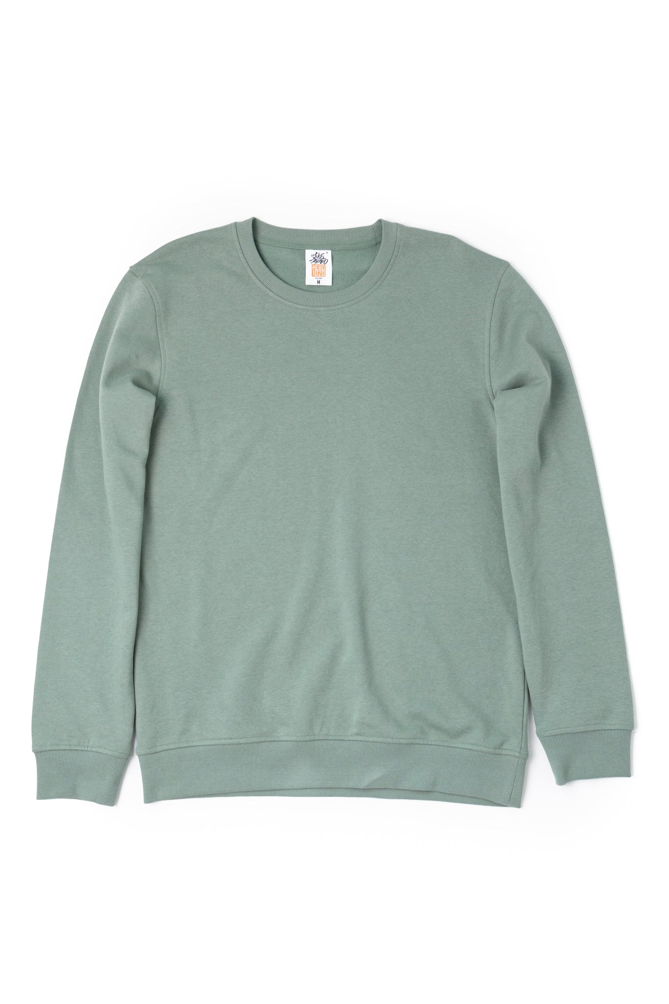 HERO-1020 Unisex Youth Blank Crewneck Sweatshirt - Dusty Green 1020 2022 S/S Green Grey HERO Just Like Hero XL Youth