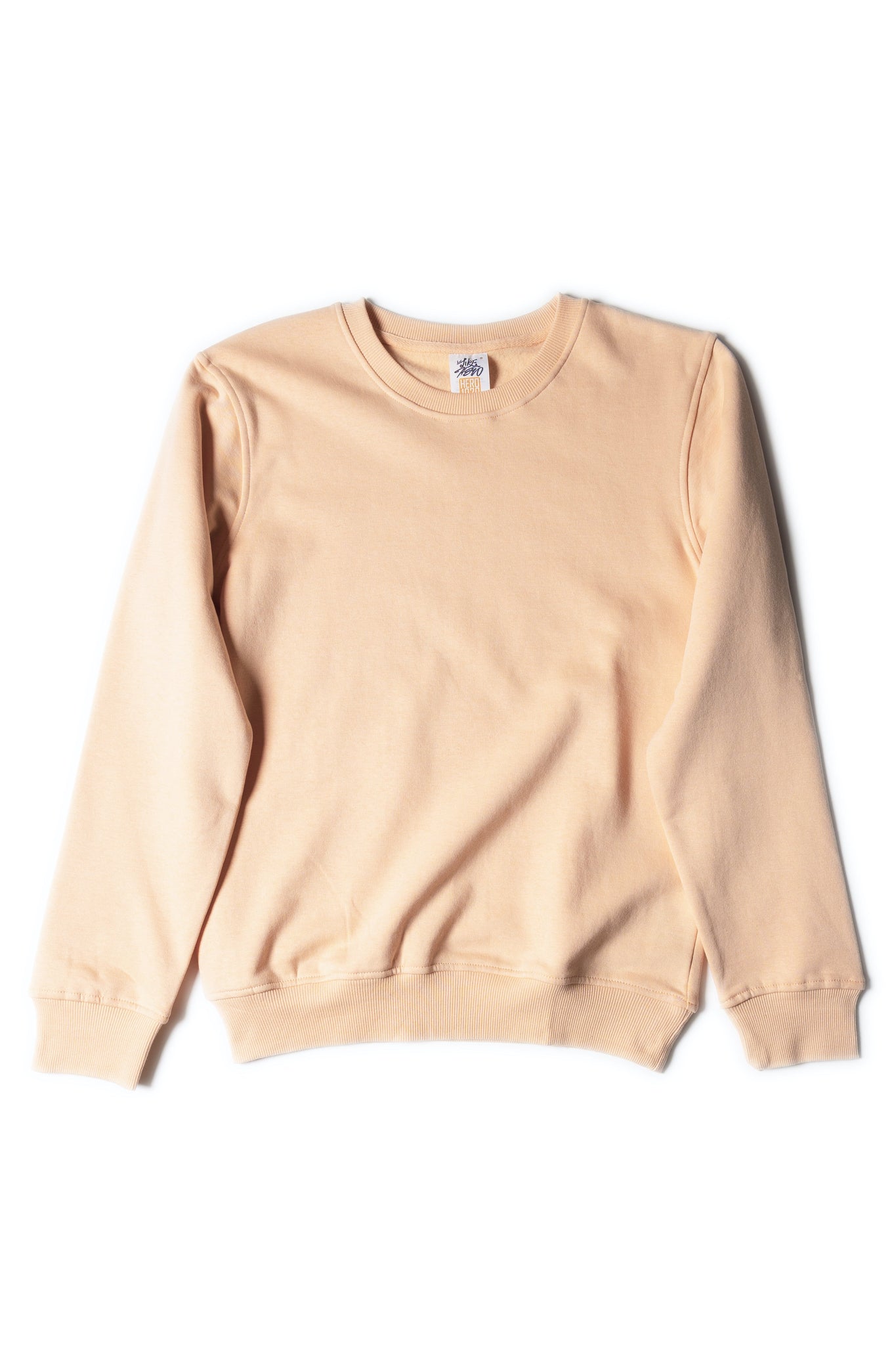 HERO - 1020 Unisex Youth Blank Crewneck Sweatshirt - Peach