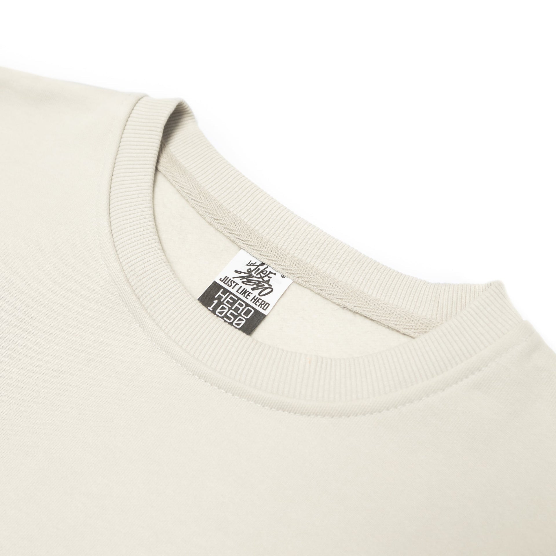 HERO-1050 MAX Unisex Blank Crewneck Sweatshirt - Icy Rock 1050M Adult Crewneck HERO MAX Tops Unisex