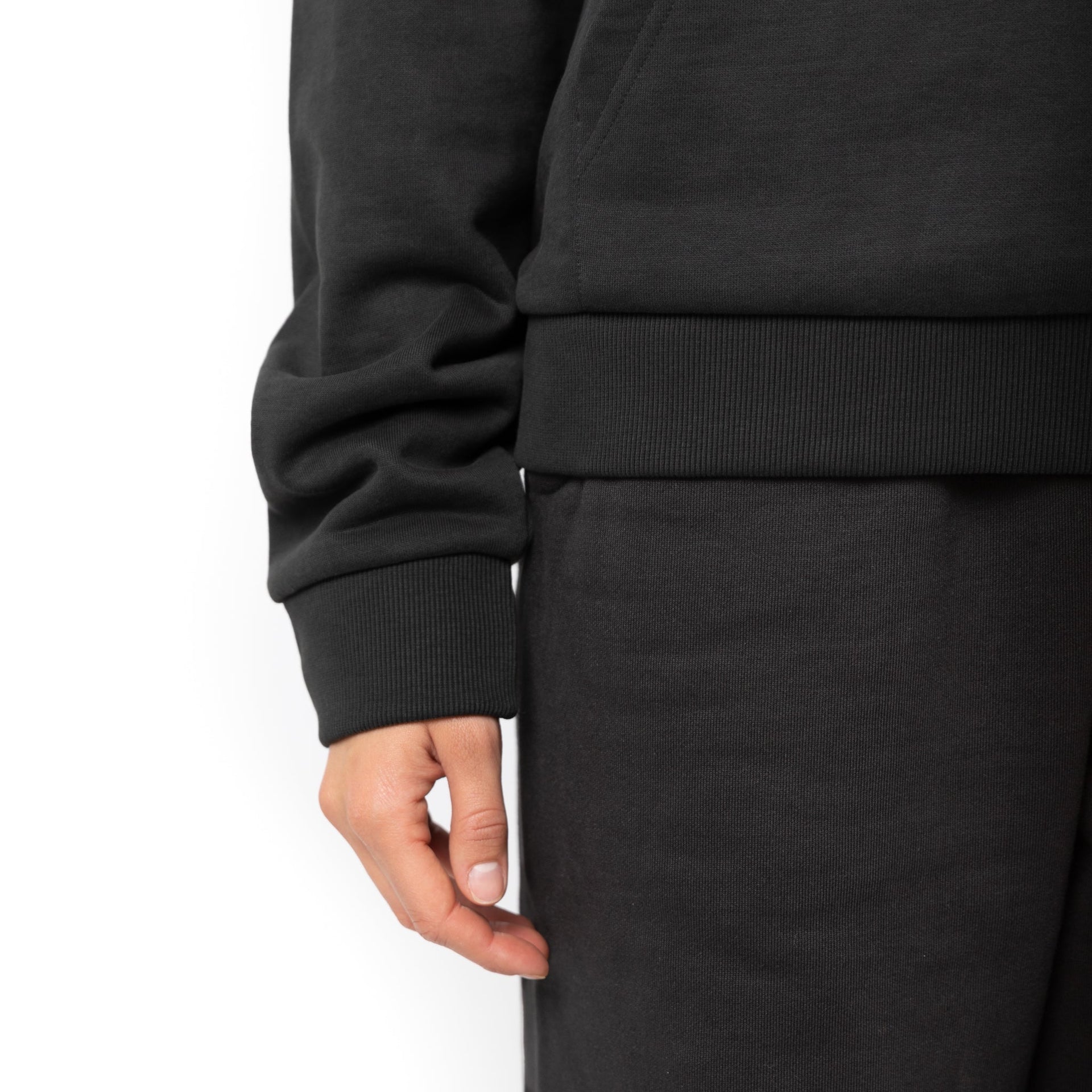 HERO-2050 MAX Unisex Blank Hoodie - Off Black Adult Black HERO MAX Tops Unisex