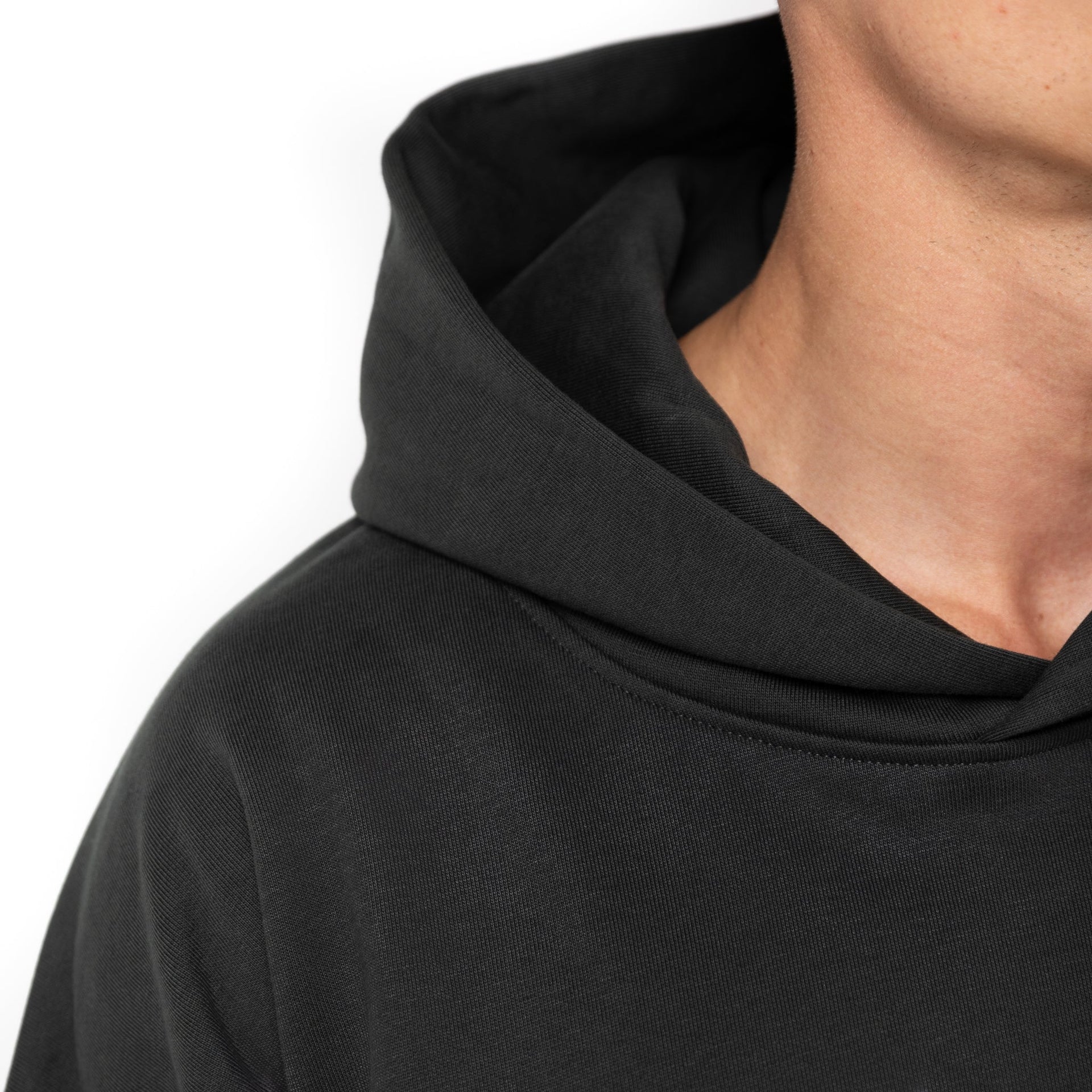 HERO-2050 MAX Unisex Blank Hoodie - Off Black Adult Black HERO MAX Tops Unisex