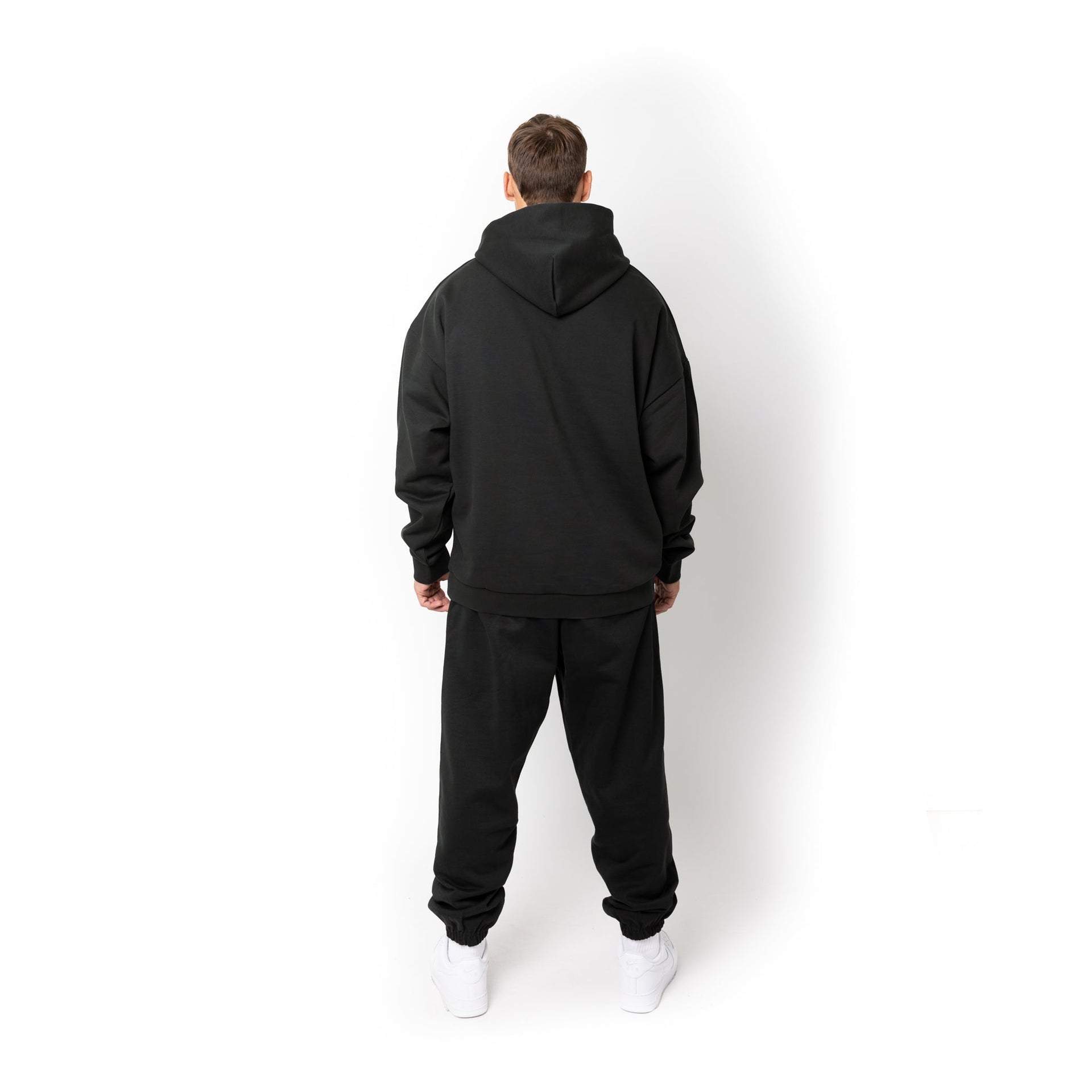 HERO-2050 MAX Unisex Blank Hoodie - Off Black Adult Black HERO MAX Tops Unisex