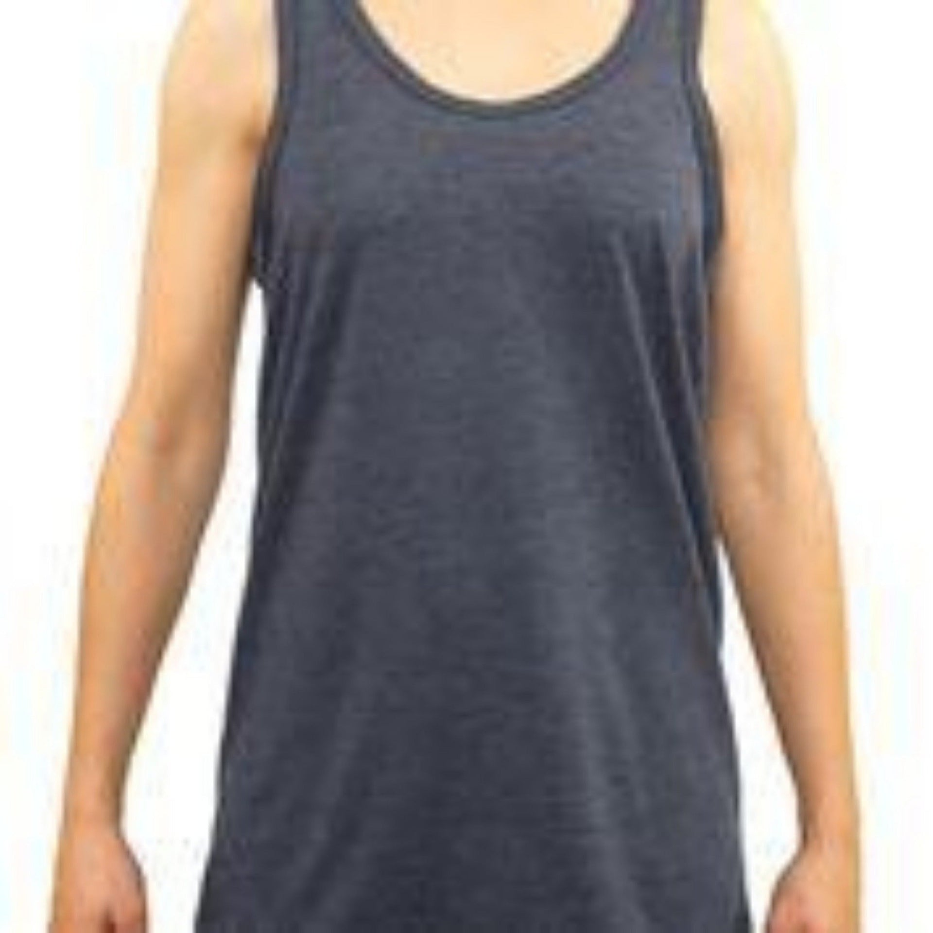 47294 - New Men's Tank Top Charcoal Heather CLOSEOUT COTTON / POLYESTER FITTED Lightweight MEN mens ON SALE OPTIMA Optima Close Out REGULAR TANK TANK TOP TANKS tearaway