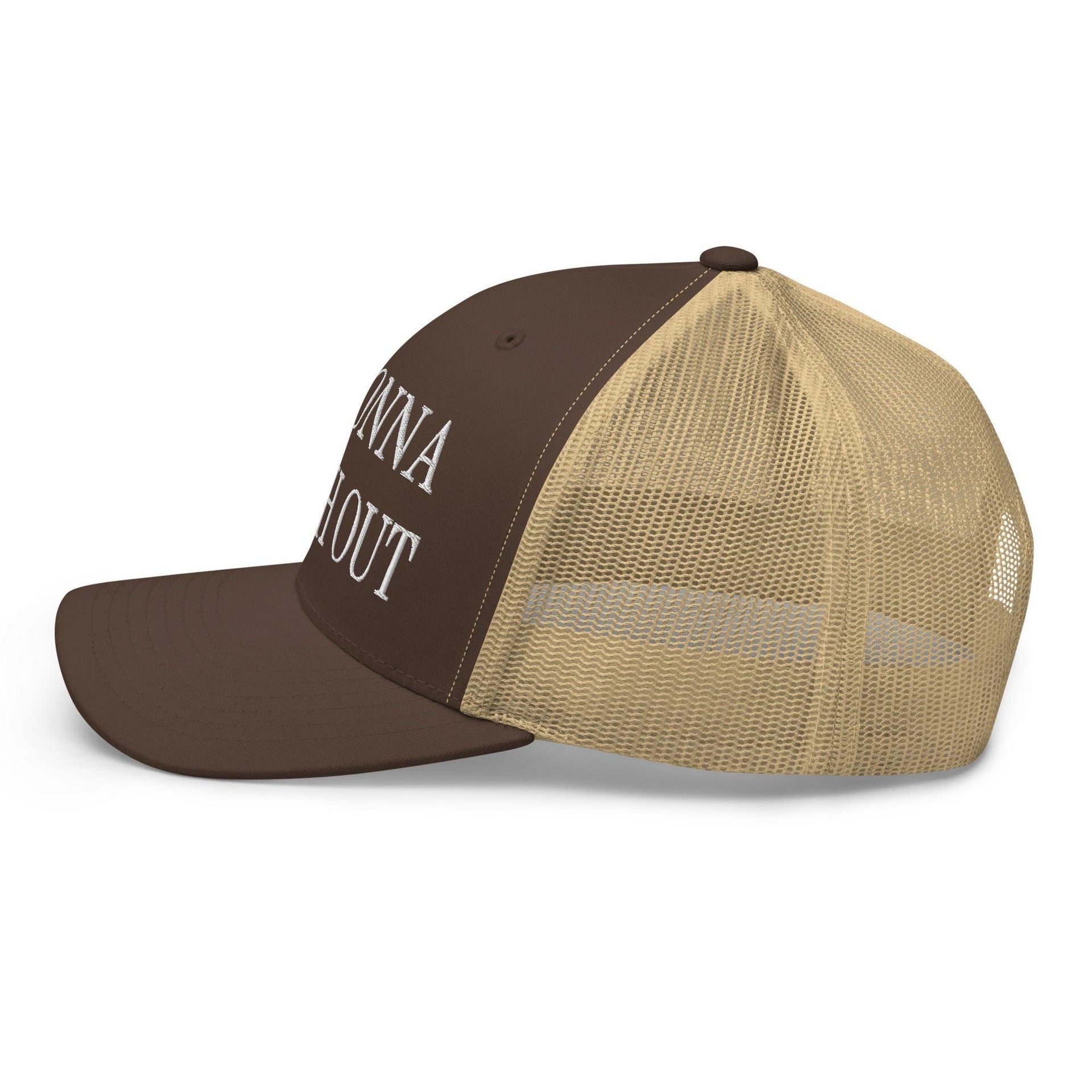 I'm Gonna Crash Out Embroidered Mesh Trucker Hat Capital Crowns Funny Trucker Hats
