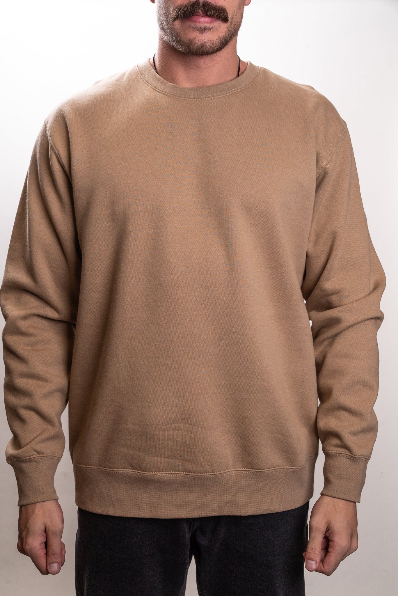 IND3000 - Men’s Heavyweight Crew Neck Sandstone / XS CREWS