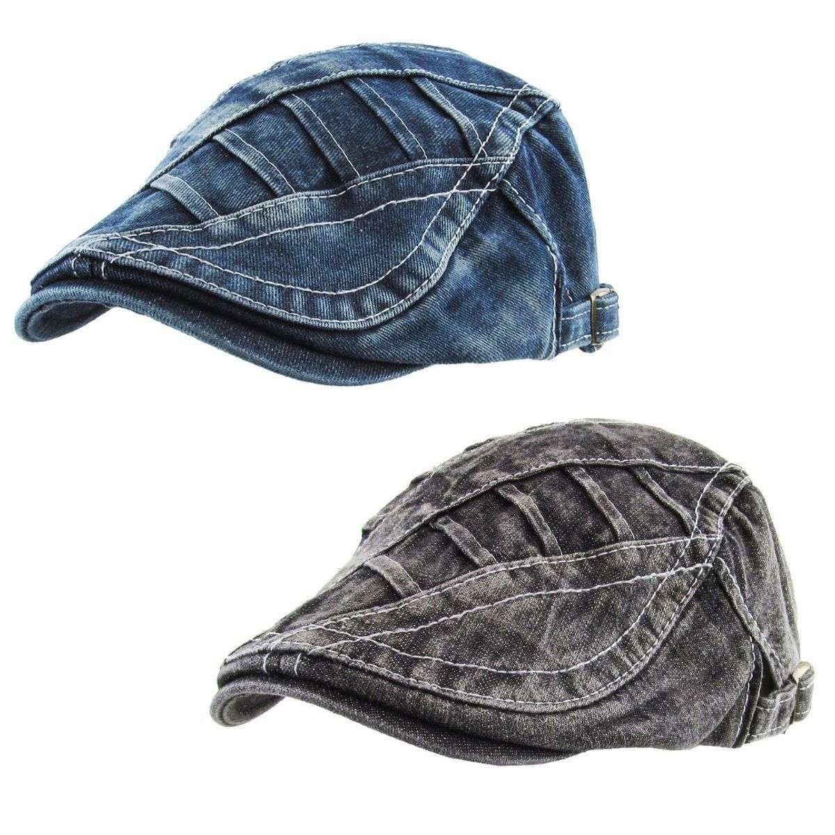 IVY Hat -K207, Washed Denim, Multi-Coloured, Adjustable Fashion Hat