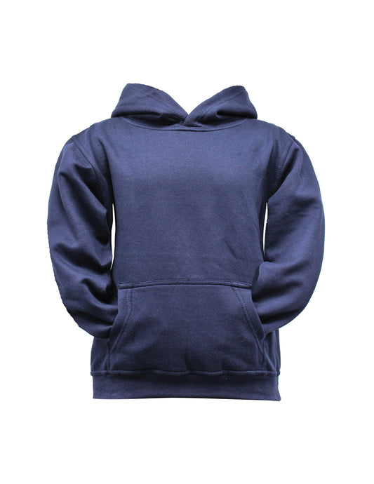 K603-Navy 280 GSM 50 poly / 50 cotton Pullover Hoodie