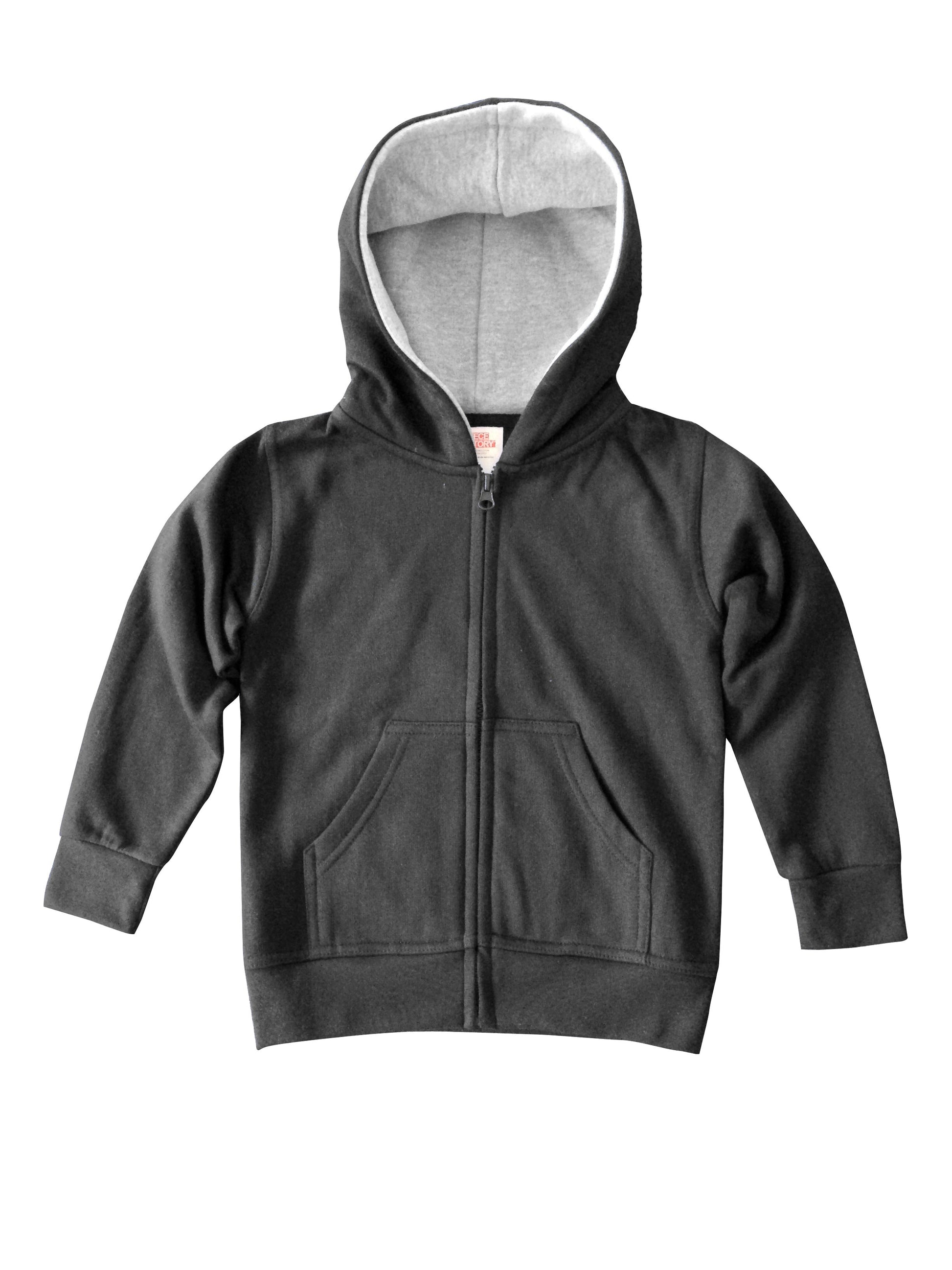 K616 CHARCOAL Zip Up Hoodie