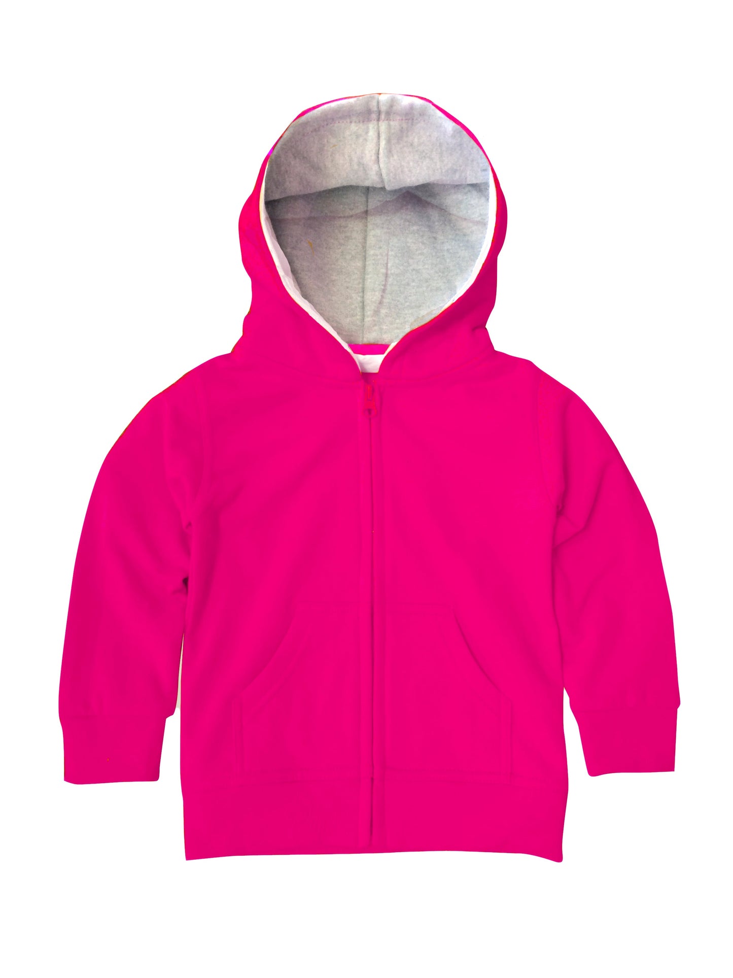 K616 FUCHSIA Zip Up Hoodie