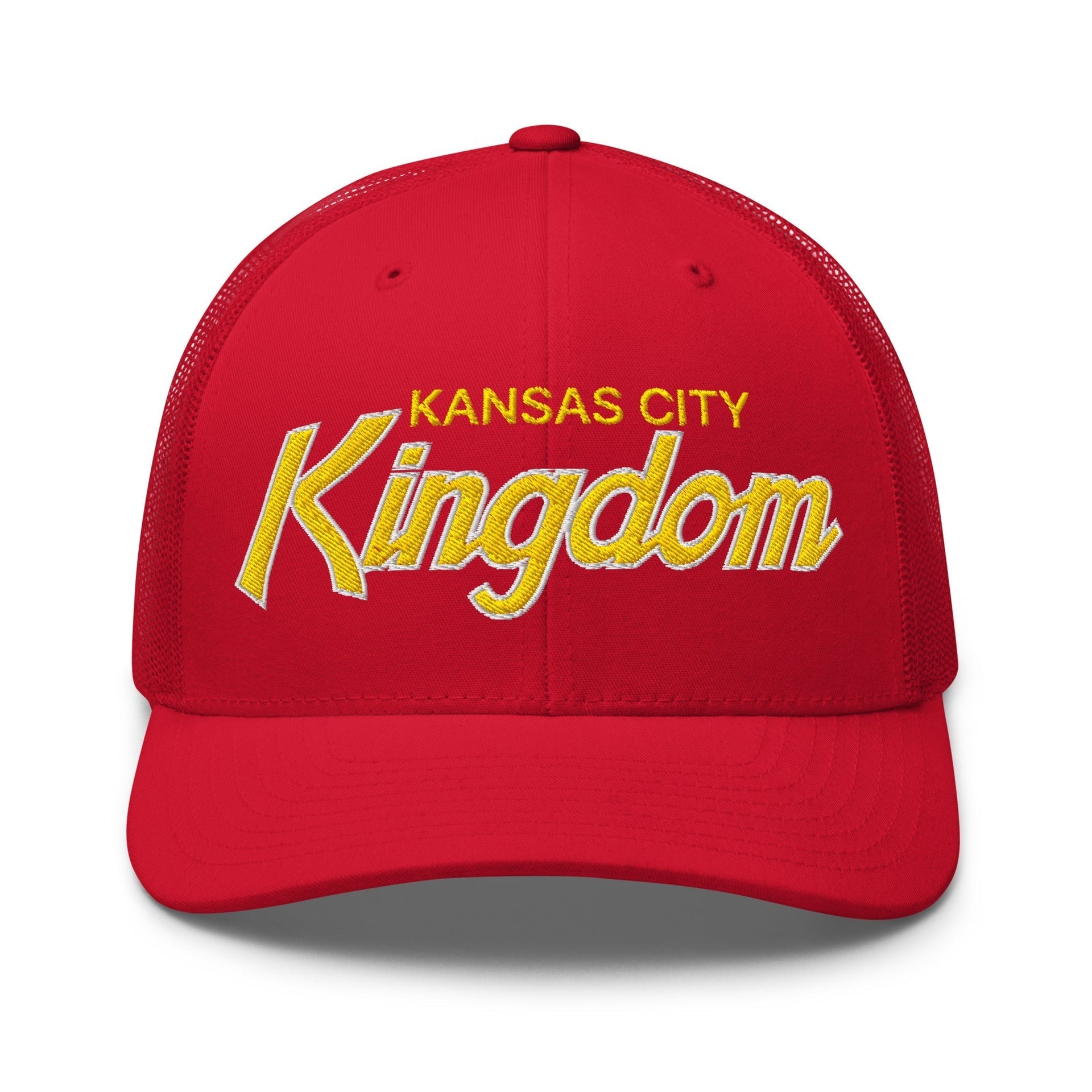 Kansas City Kingdom Embroidered Retro Mesh Trucker Hat Default Title Capital Crowns