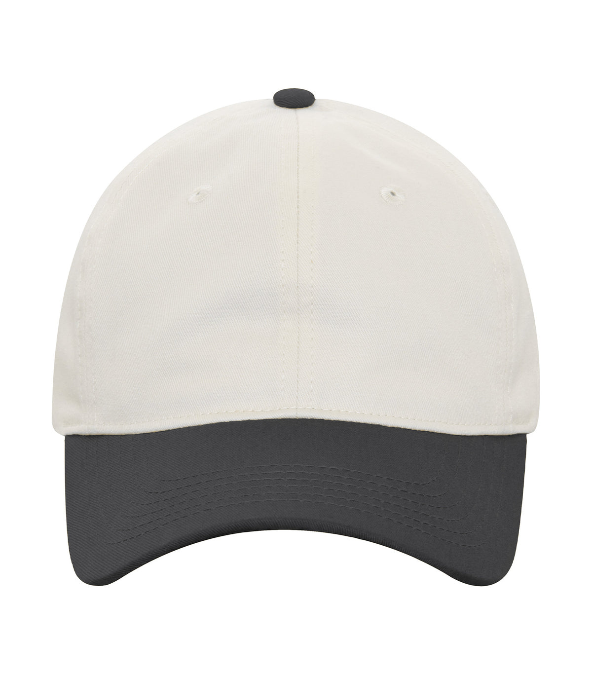 KOI KOI1830, Two Tone Unstructured Snapback Cap, Natural/Charcoal