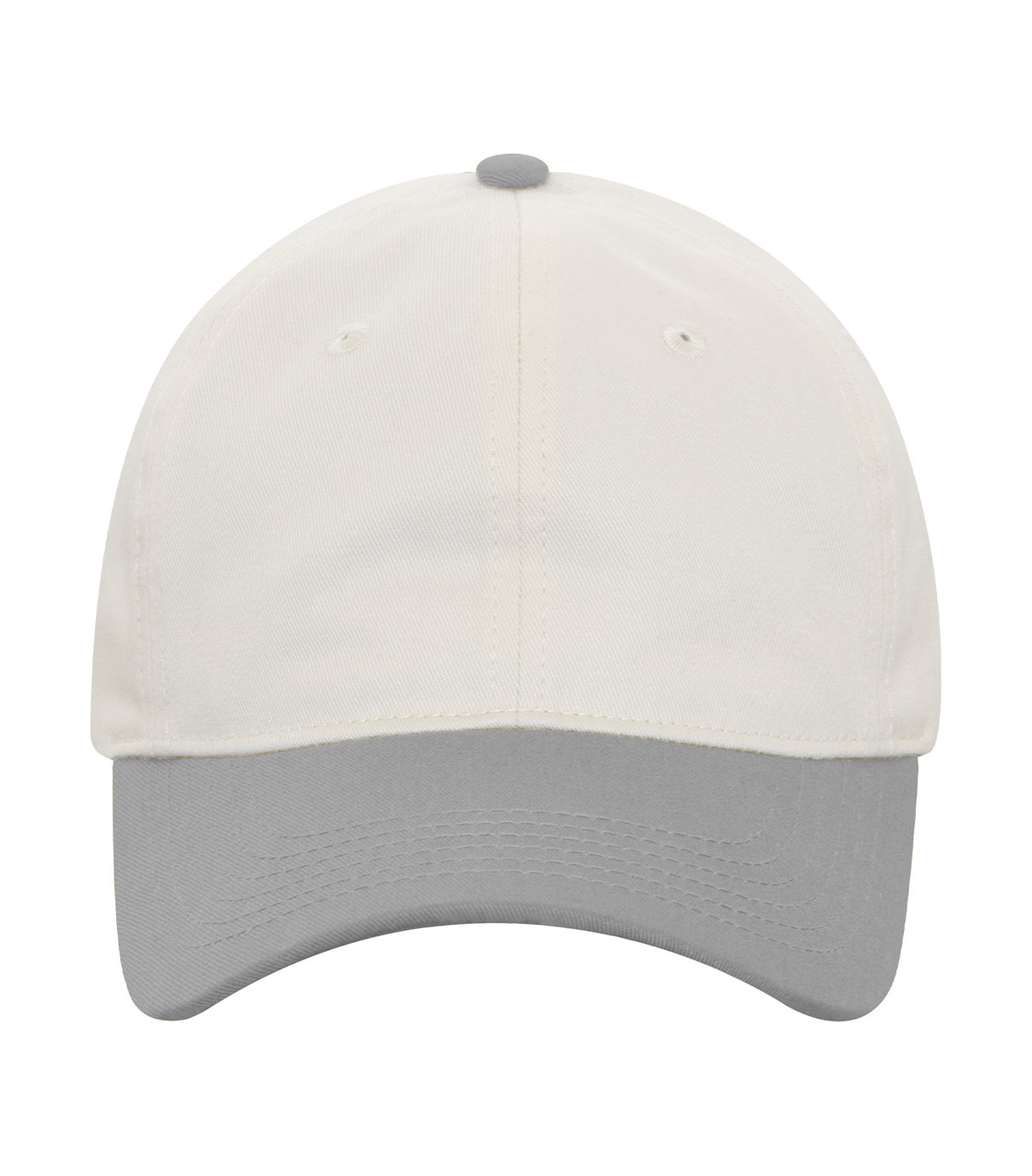 KOI KOI1830, Two Tone Unstructured Snapback Cap, Natural/Grey
