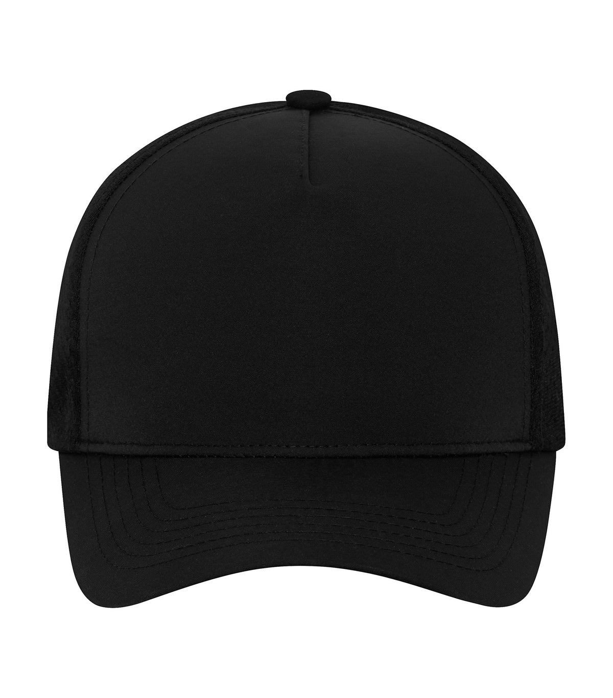 KOI KOI1836, Matte 5-panel Trucker Cap, Onyx/Onyx