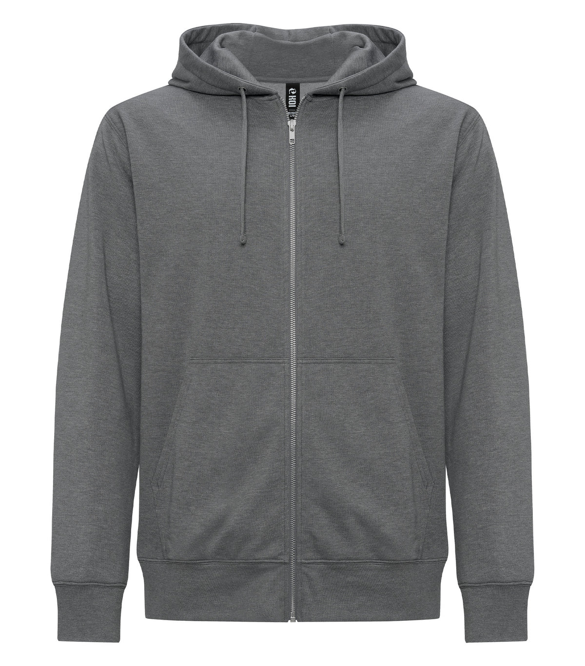 KOI KOI2052, Element Triblend Fleece Full Zip Hoodie, Grey Shadow*