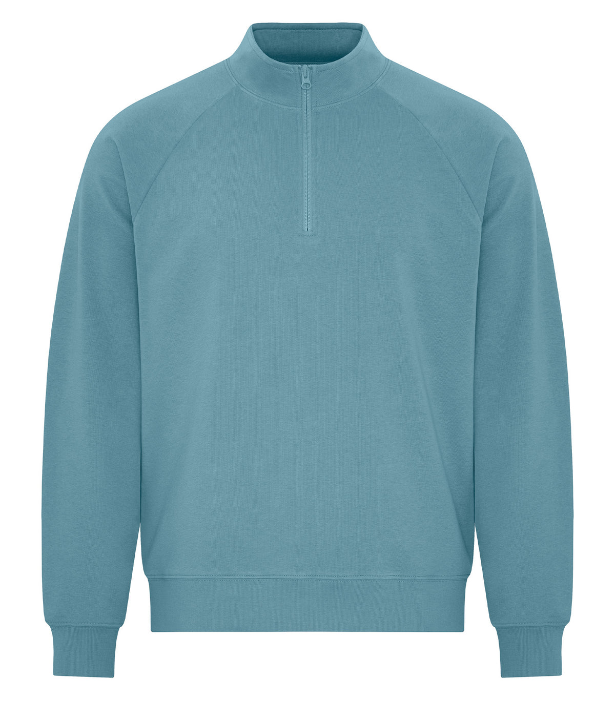 KOI KOI2058, Element Cvc French Terry 1/4 Zip, Blue Agave