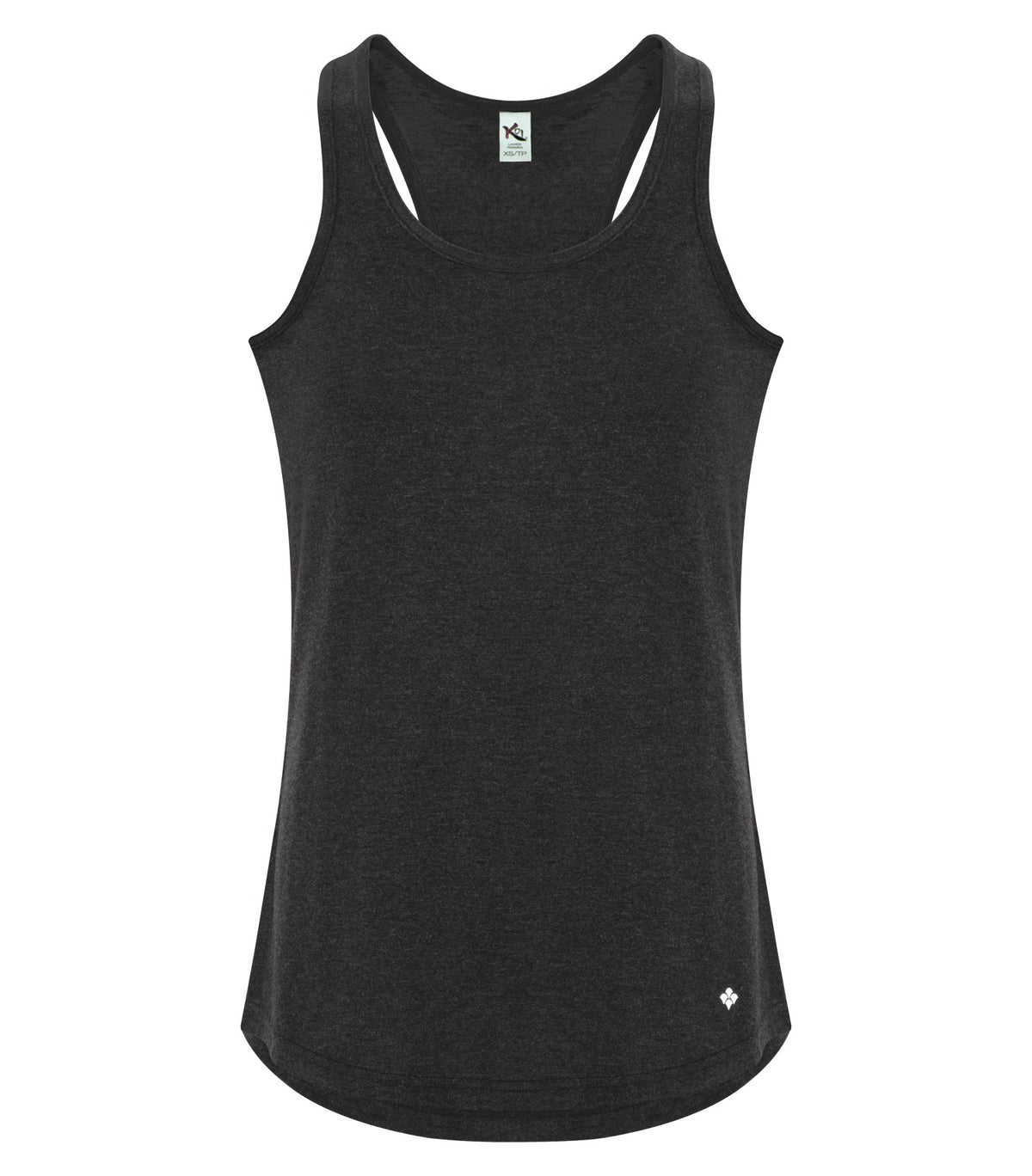 KOI KOI8035L, Triblend Racerback Ladies' Tank, Charcoal Triblend
