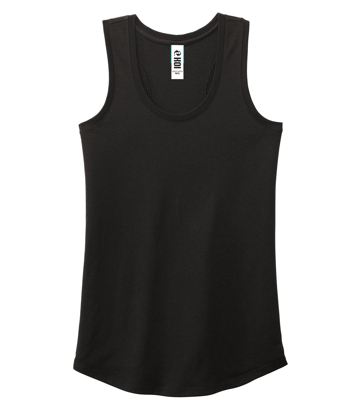 KOI KOI8055L, Element Triblend Racerback Ladies’ Tank, Onyx