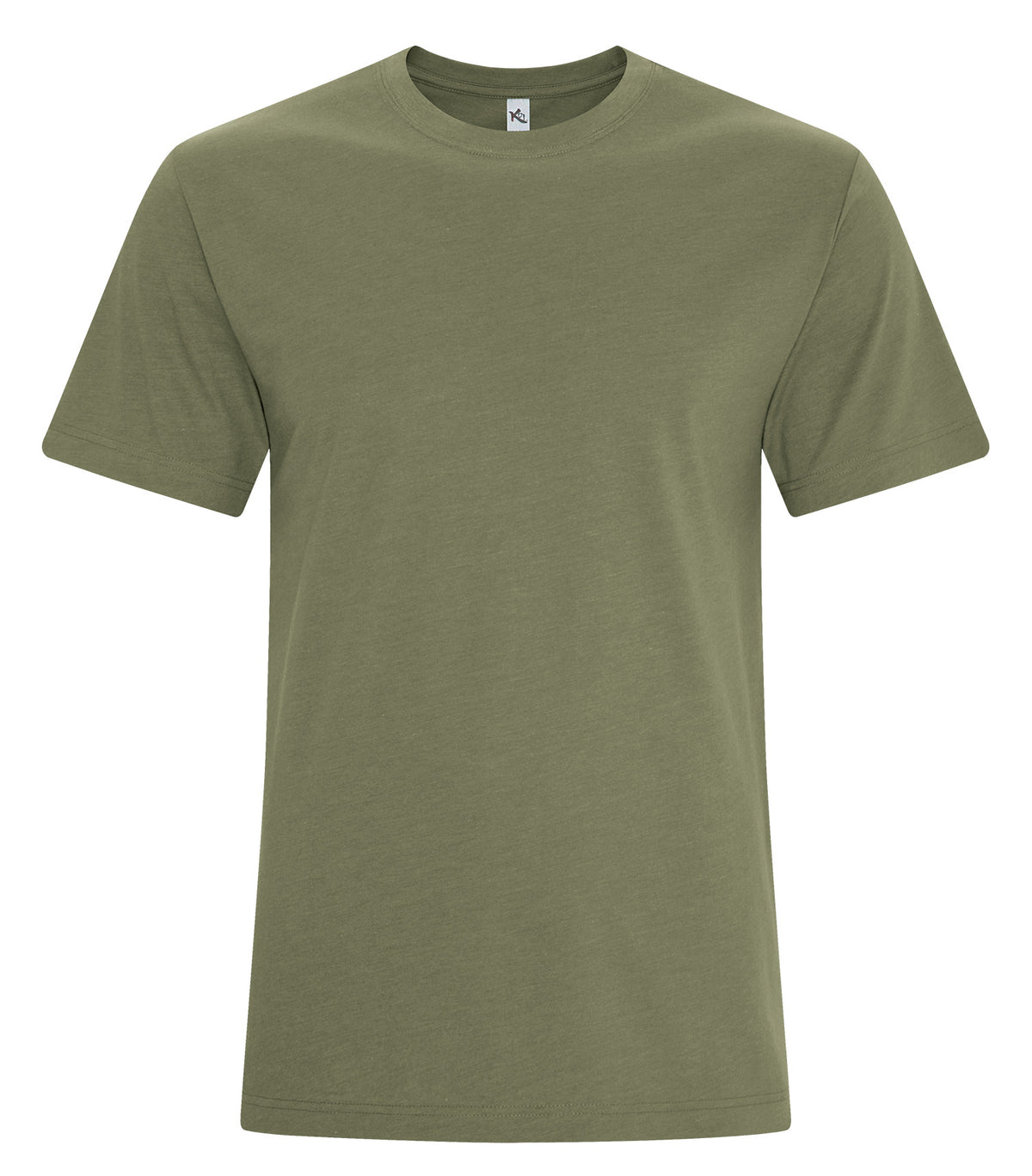 KOI KOI8060, Element Ring Spun Cvc Tee, Olive Green